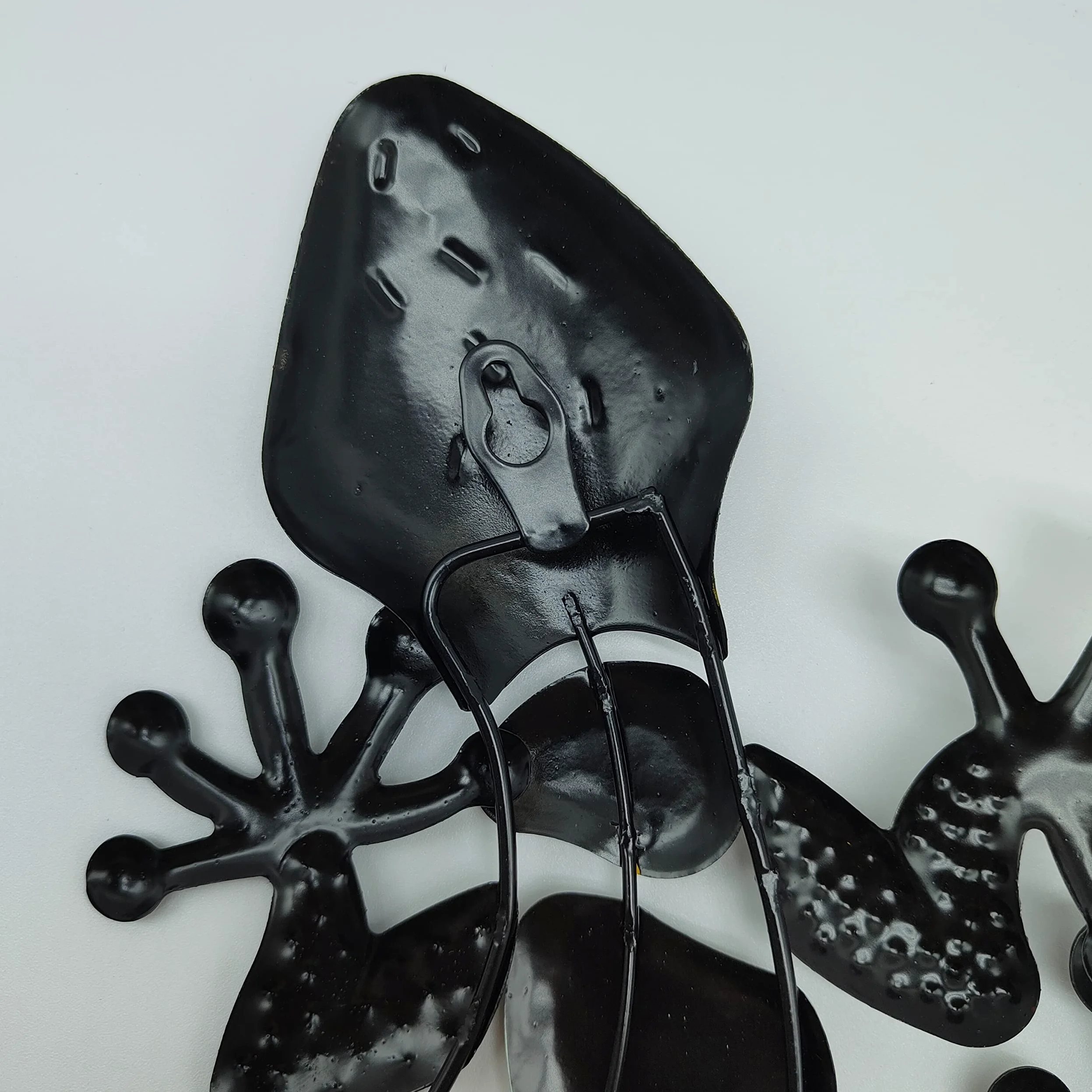 Adorno de Pared x2 Lagartos, Metal, 30 cm, decoración de Pared, jardín al Aire Libre, Figura de Lagartos, decoración de Metal, Colgante, para Patio o Valla, Sala de Estar, baño