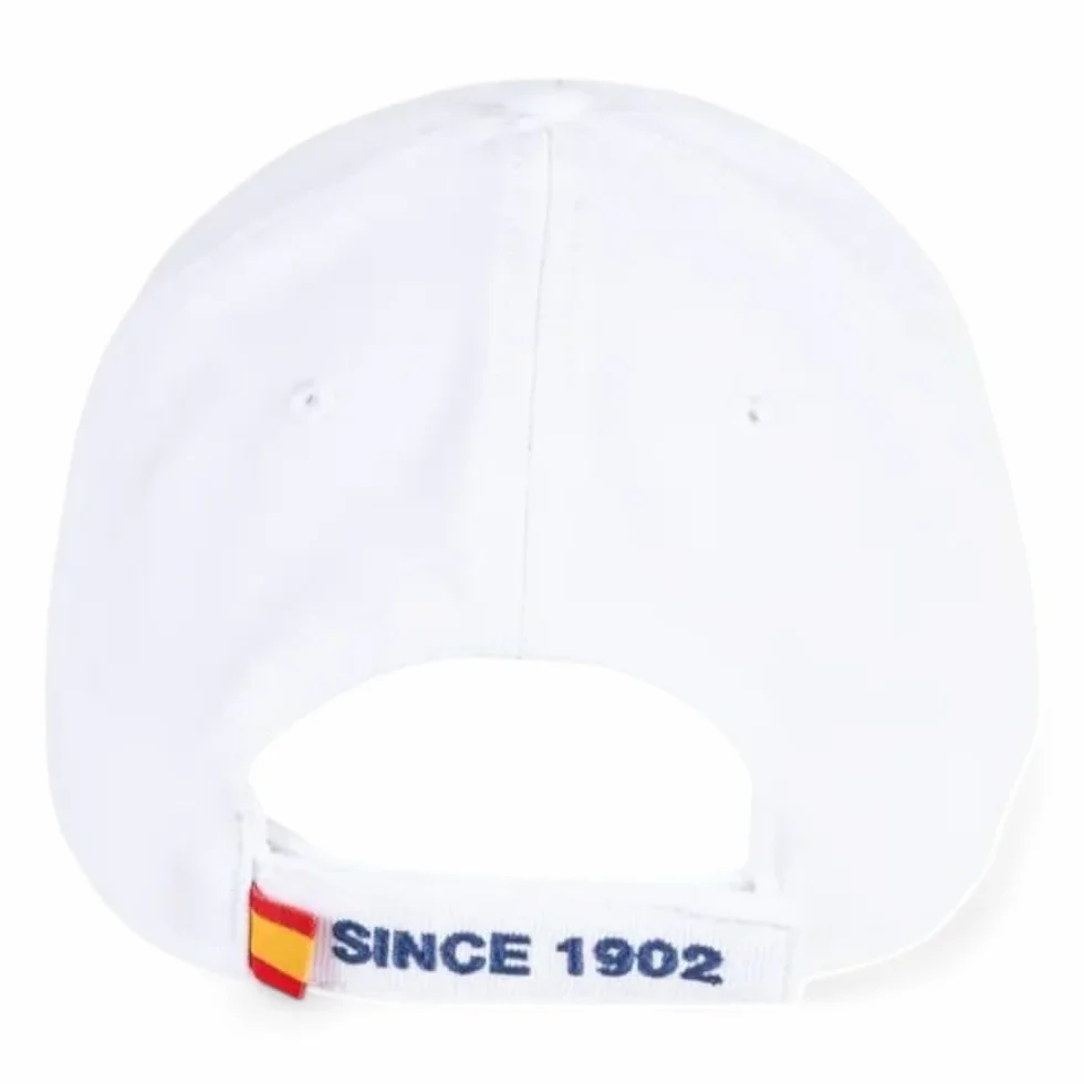 Real Madrid Gorra 1ª EQUIP-17 Nº3 Talla Adulto Ajustable Blanco