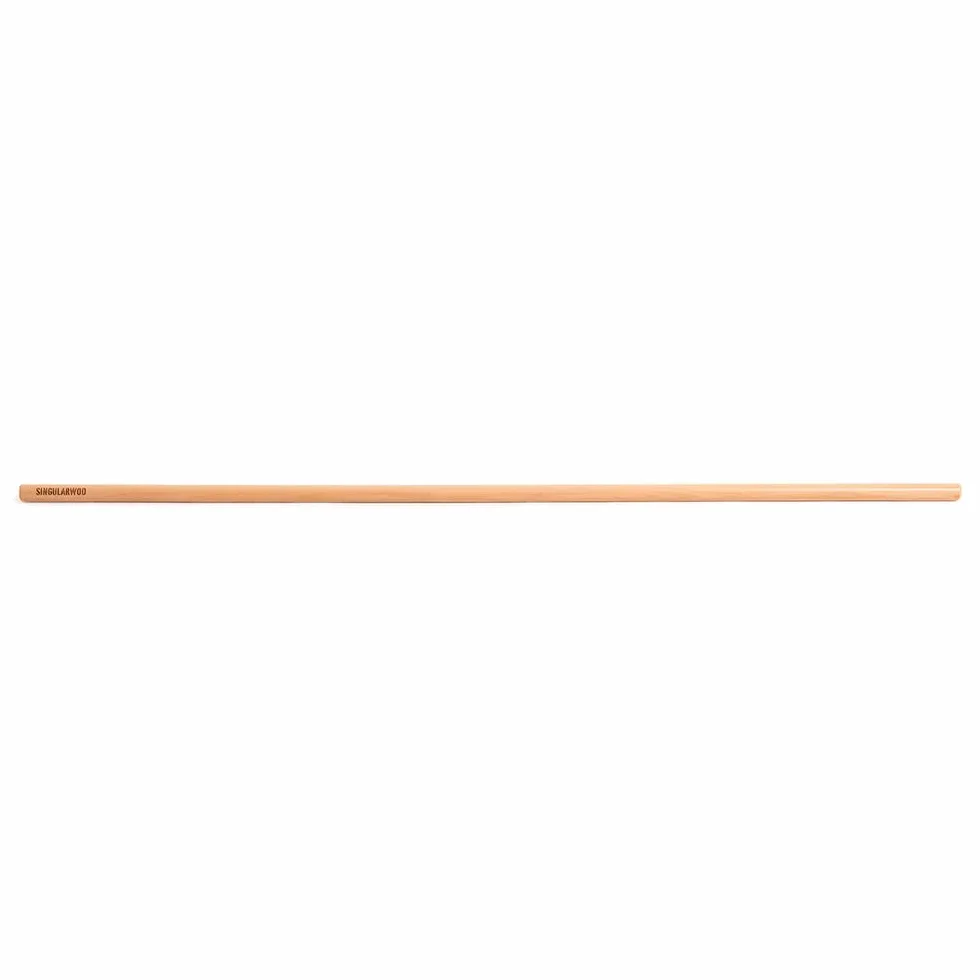 Pica de Madera 160 cm – Barra de Entrenamiento para Halterofilia, Eucalipto Resistente, Agarre 30 mm