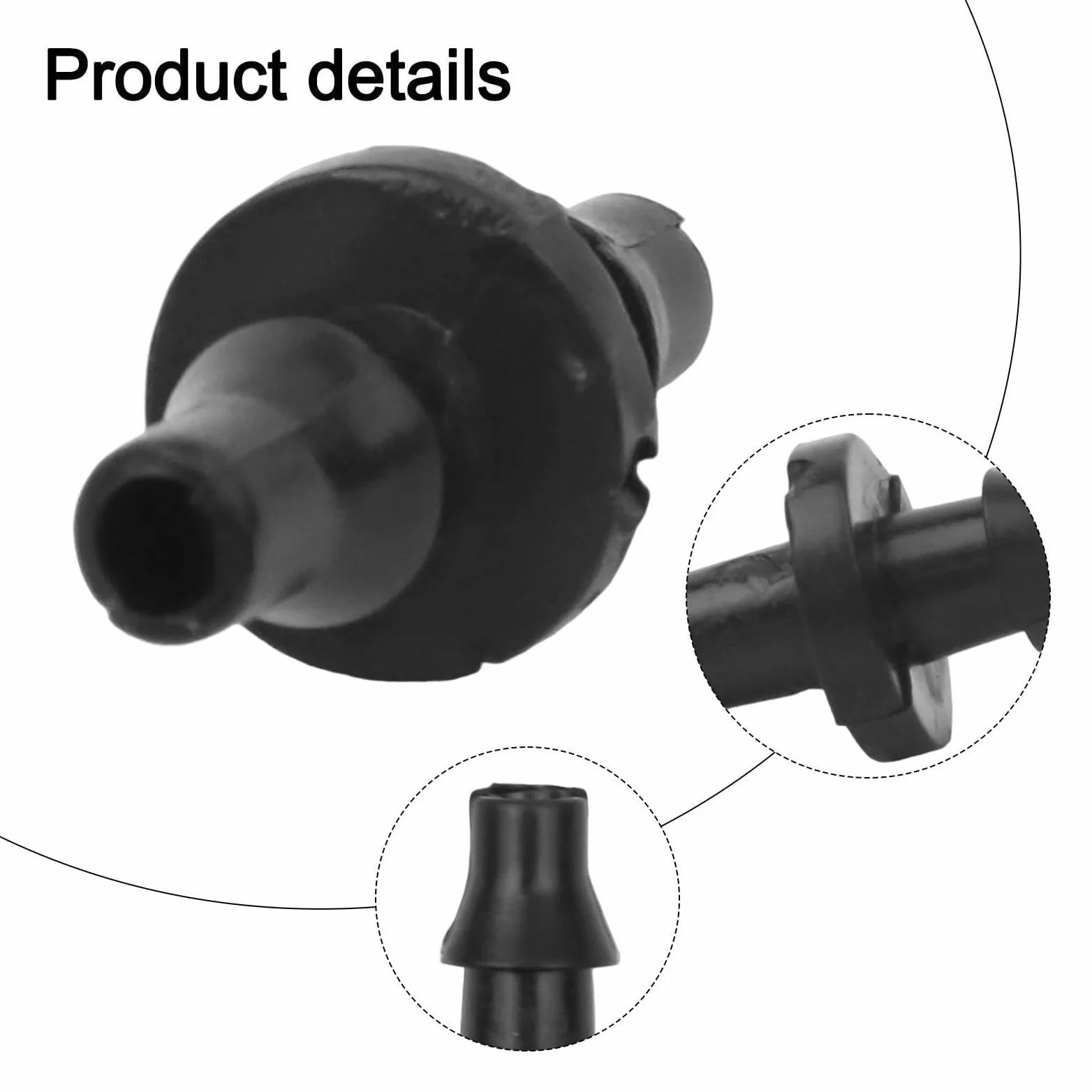 250 conectores de púas de riego por goteo, accesorios de junta recta de 4/7 pulgadas, para riego automático para sistema, adaptadores de manguera de plástico de alta resistencia, para