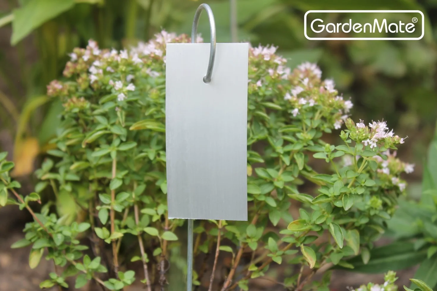 GardenMate - Etiquetas para jardín (con Gancho metálico, 25 Unidades)