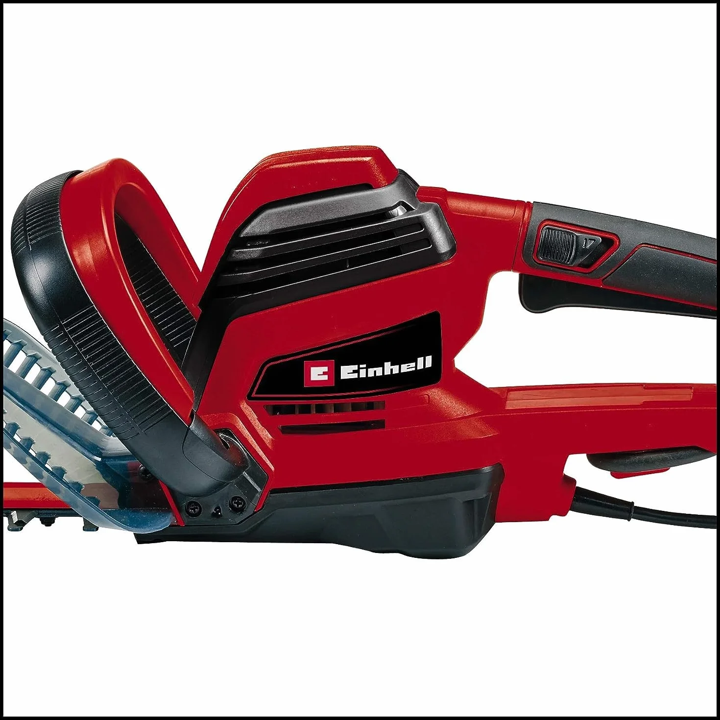 Einhell Recortasetos eléctrico con Cable - GE-Eh 6560 (240 V, 650 W, 50 Hz, Longitud de Corte: 600 mm, Longitud de la Hoja: 660 mm, Espacio Entre Dientes: 30 mm)
