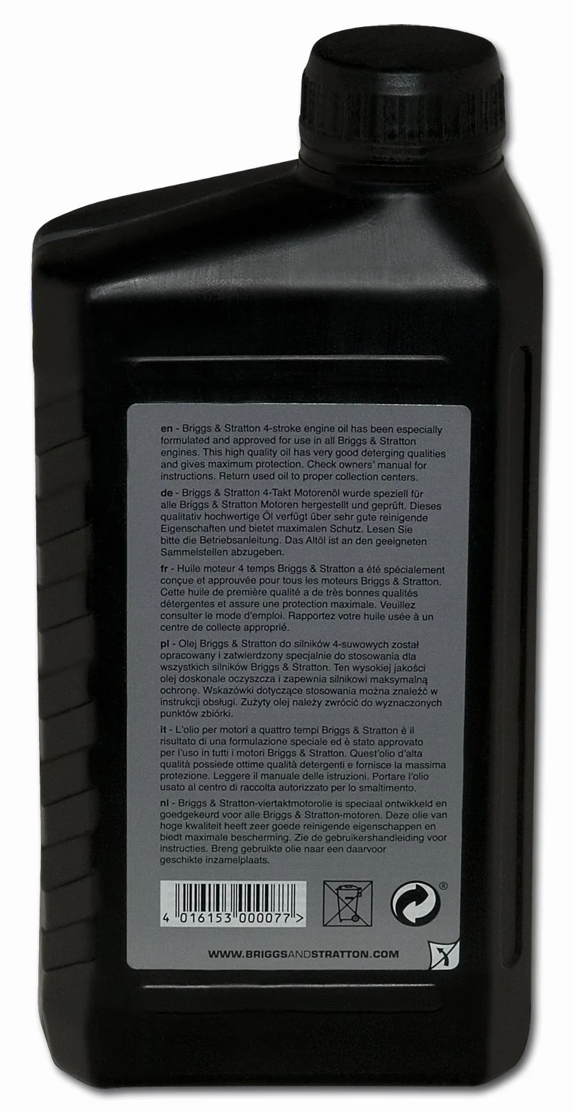 Briggs & Stratton Aceite, Negro, 1.0 Litro