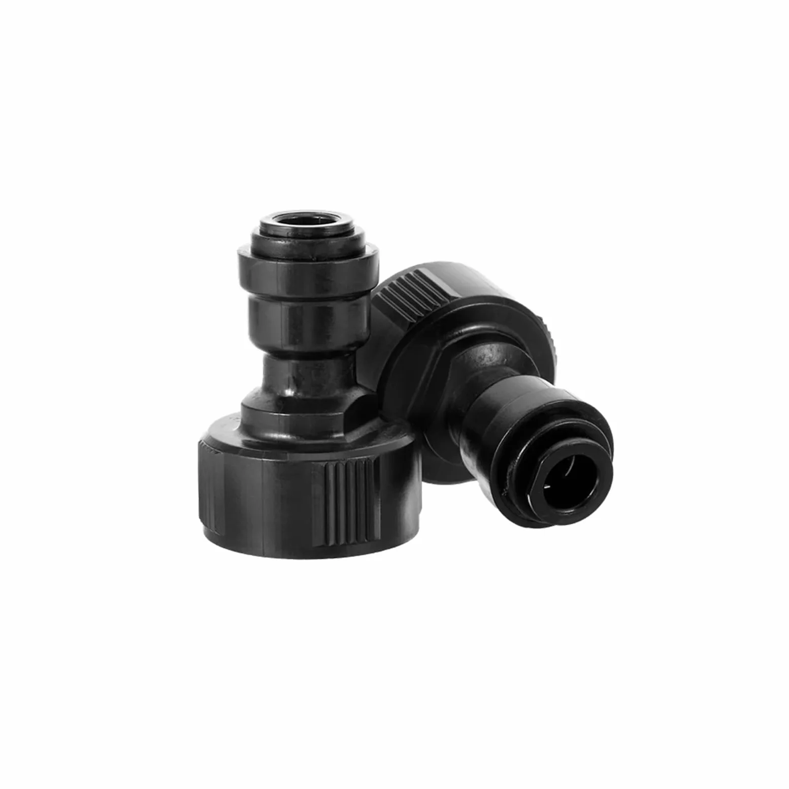 Juntas de grifo de rosca hembra de 3/4 pulgadas con filtro de malla de 8 mm, color negro, para jardín, césped, plantas, flores, riego, conectores rápidos, 1/10 unidades