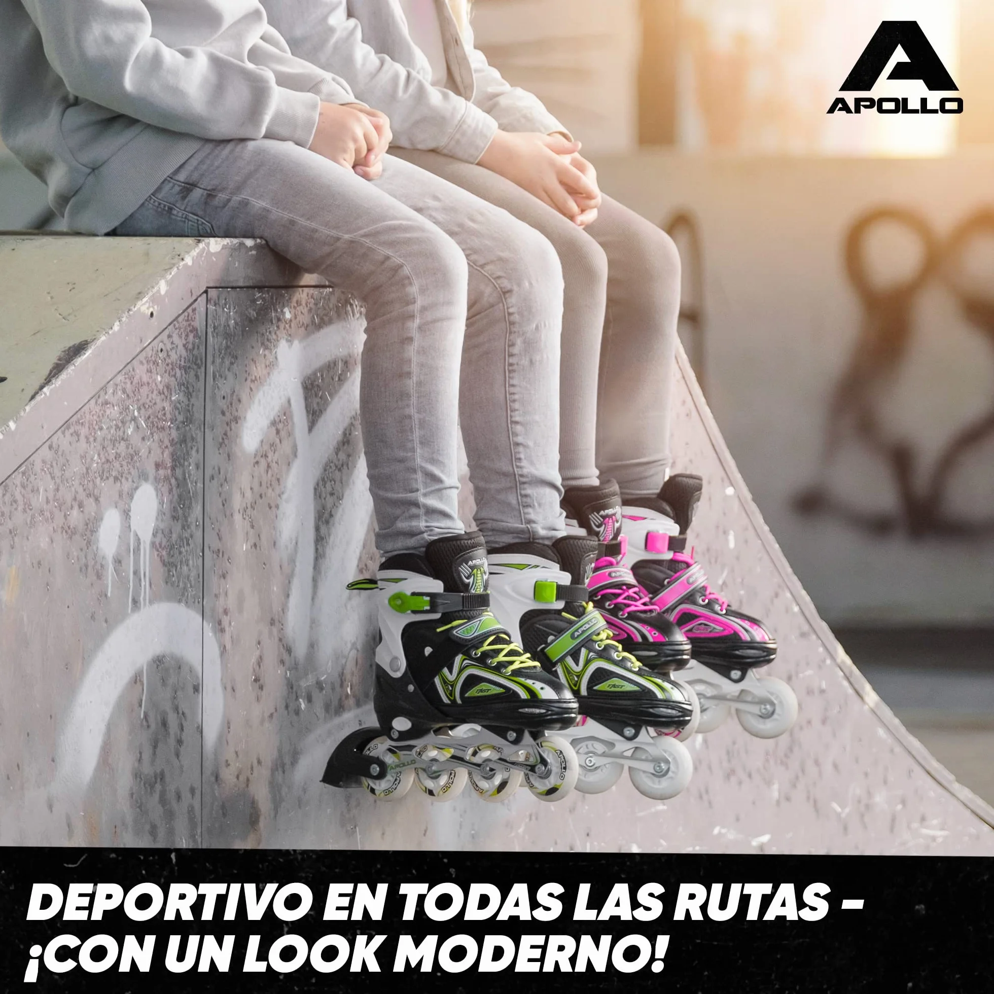 Patines en Línea Apollo Super Blades X Pro para Niña y Niño con Ruedas LED