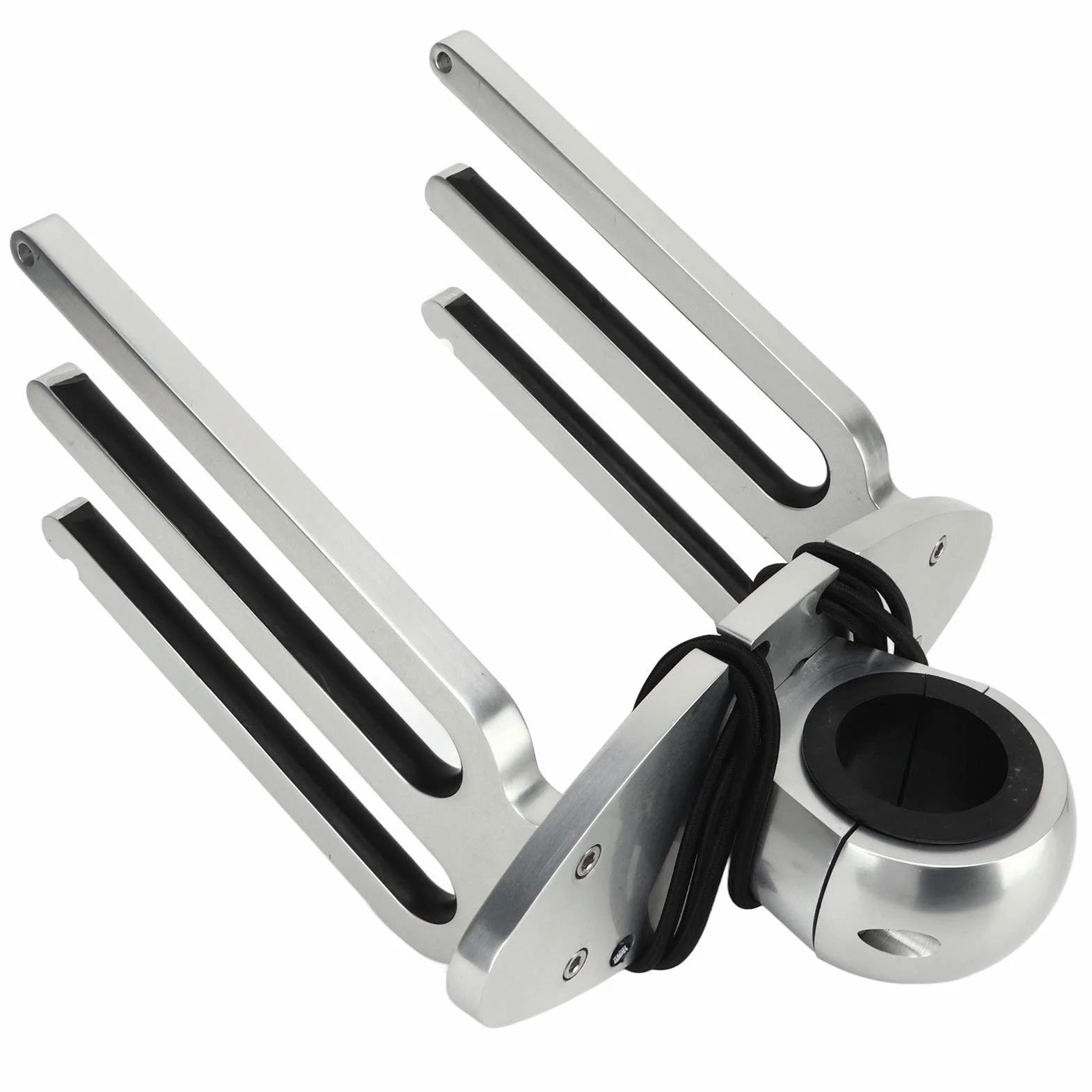 Ausla Estante para Tabla de Wakeboard, Aluminio Pulido con Ángulo Ajustable para Tubos de 2,48 Pulgadas