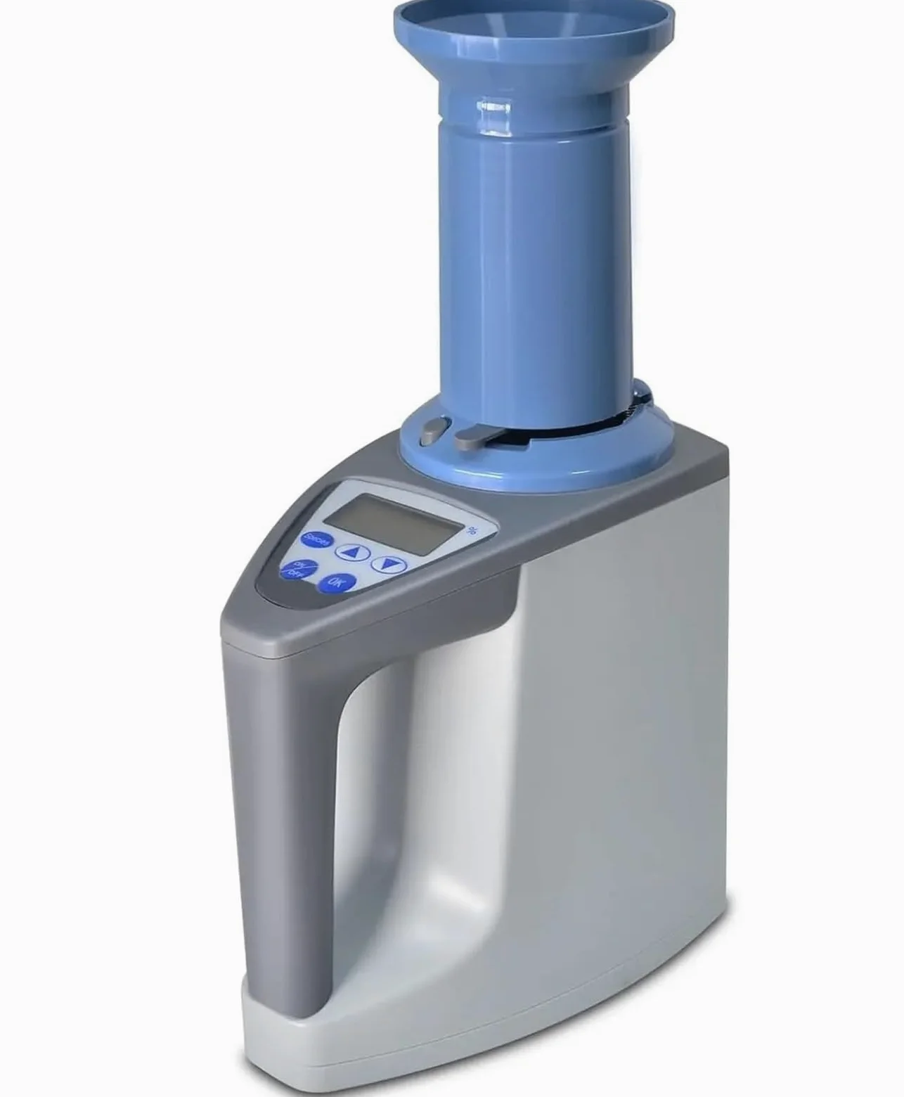 Medidor de humedad, Analizador de humedad granos, precisión del 0,5%, rango 3 al 35, compensación automática temperatura, pantalla LCD, arroz, trigo y maíz