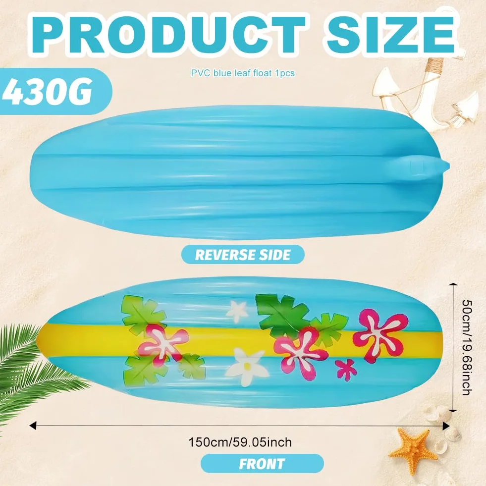 Tabla de Bodyboard Inflable Flotante para Surf, Natación y Playa