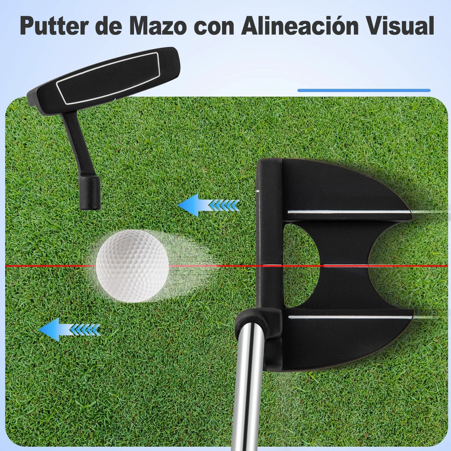 GOPLUS Juego Completo de Palos de Golf, Driver, Fairway, Hybrid y Bolsa, para Hombres y Adolescentes, Mano Derecha