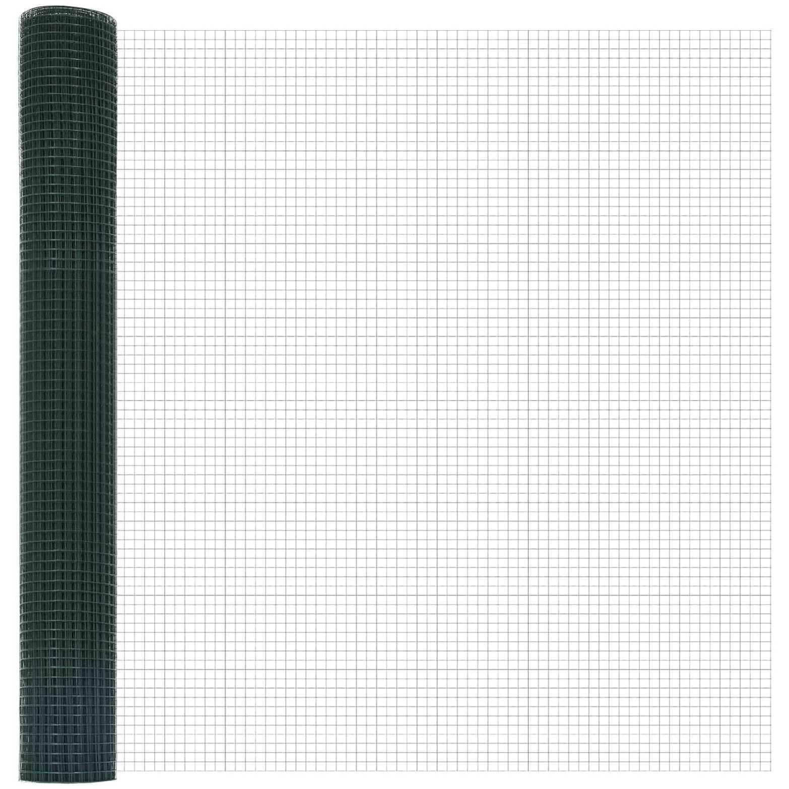 Valla de alambre soldada verde, 1,2 x 10 m, resistente al agua, protección visual, fácil montaje, ideal para jardín y terraza