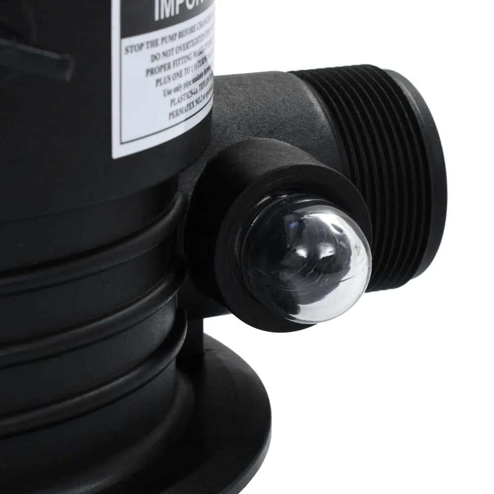 vidaXL Válvula de filtro de arena reutilizable de 1,5 pulgadas ABS 6 Vías con montaje alto válvula piscina 6 funciones