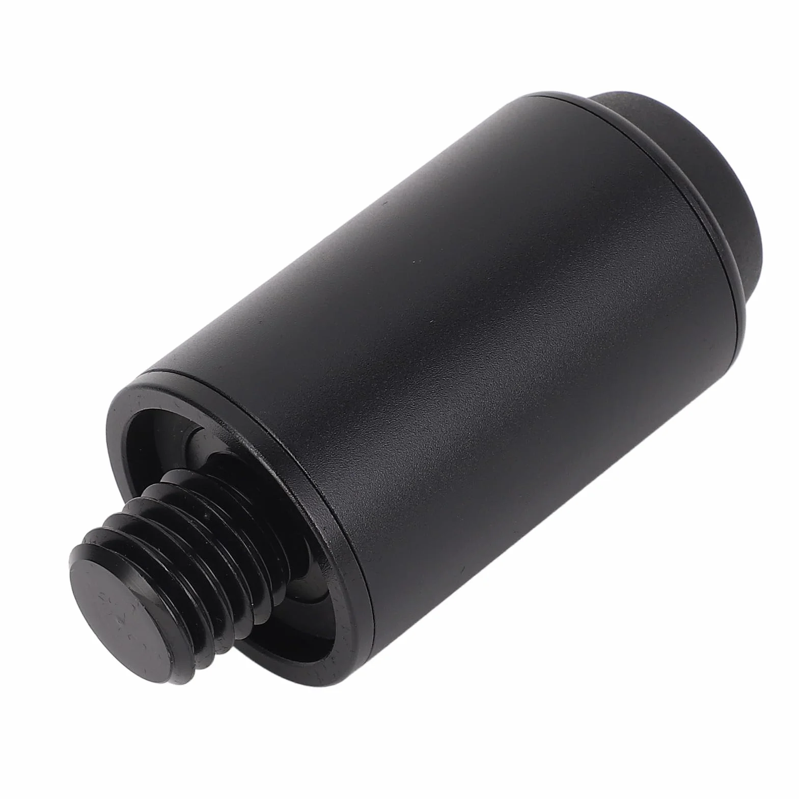 CHICIRIS Pool Cue Extender Billar Extensión Aluminio 2 Pulgadas con Parachoques de Goma