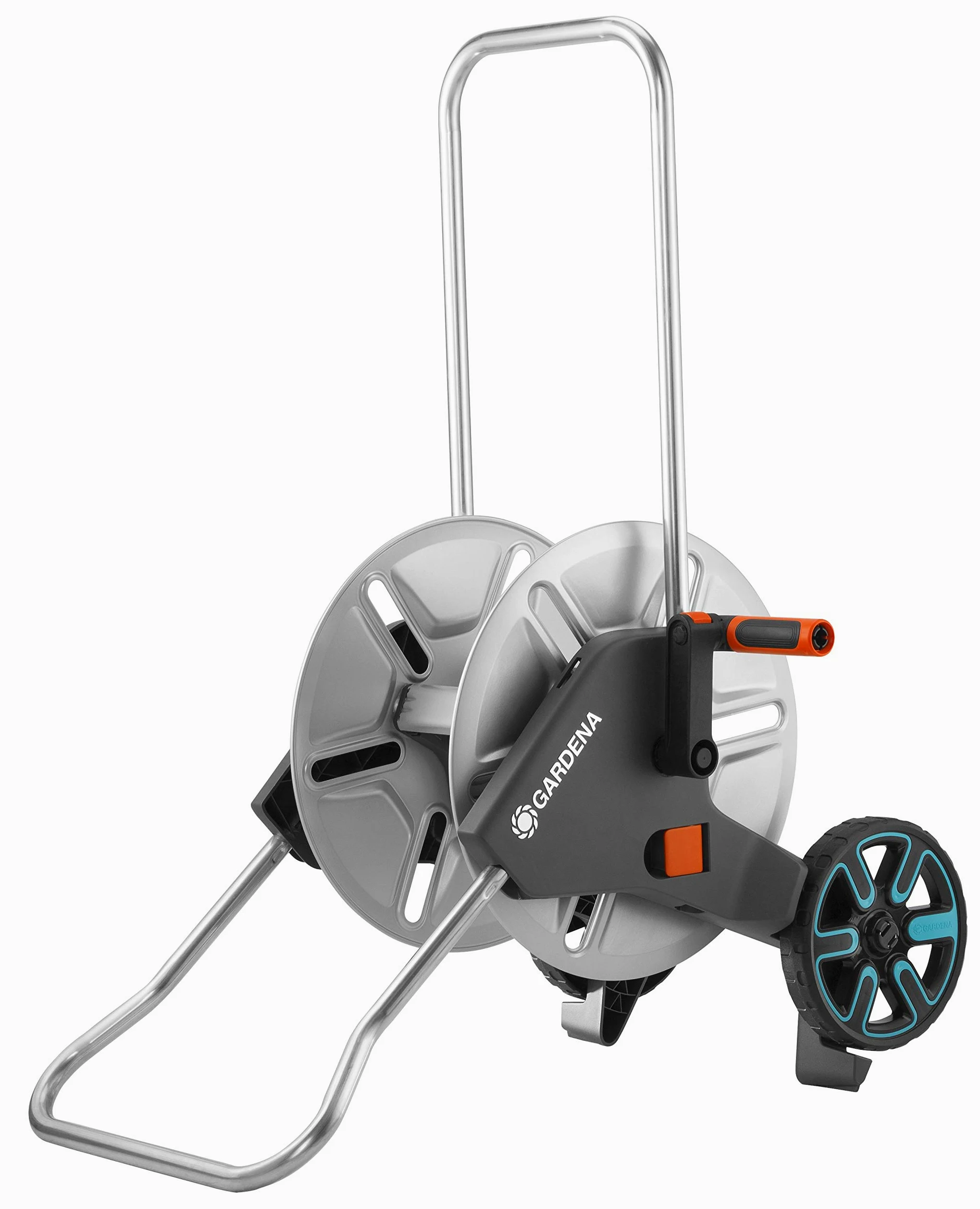 Gardena 18540-20 - Carro Metal Sin Manguera Manivela Plegable