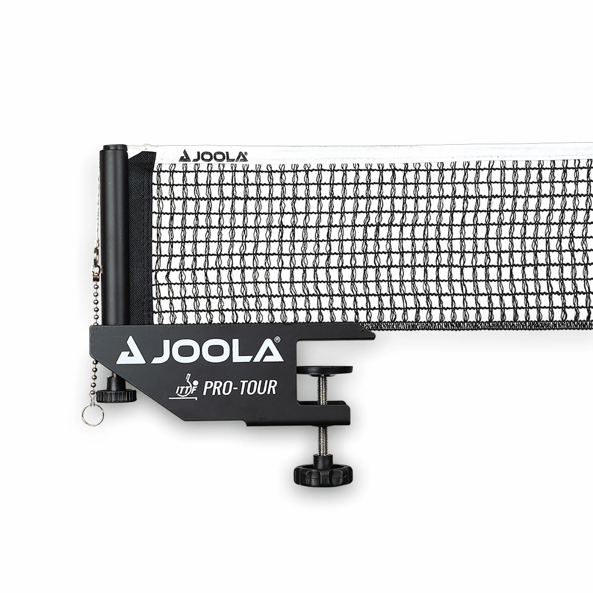 Joola Post-Set Pro Tour Tischtennisnetz, Schwarz, 152 cm