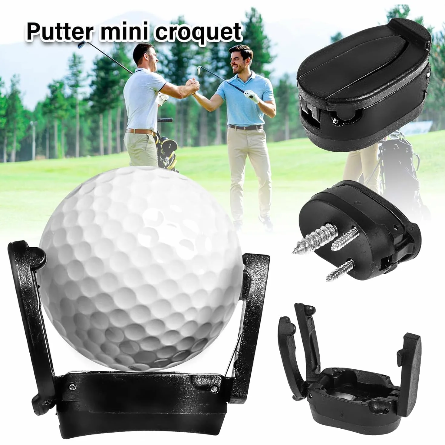 Mini Recuperador de Bolas de Golf Plegable, 4 Piezas, Accesorio de Plástico para Recoger Pelotas