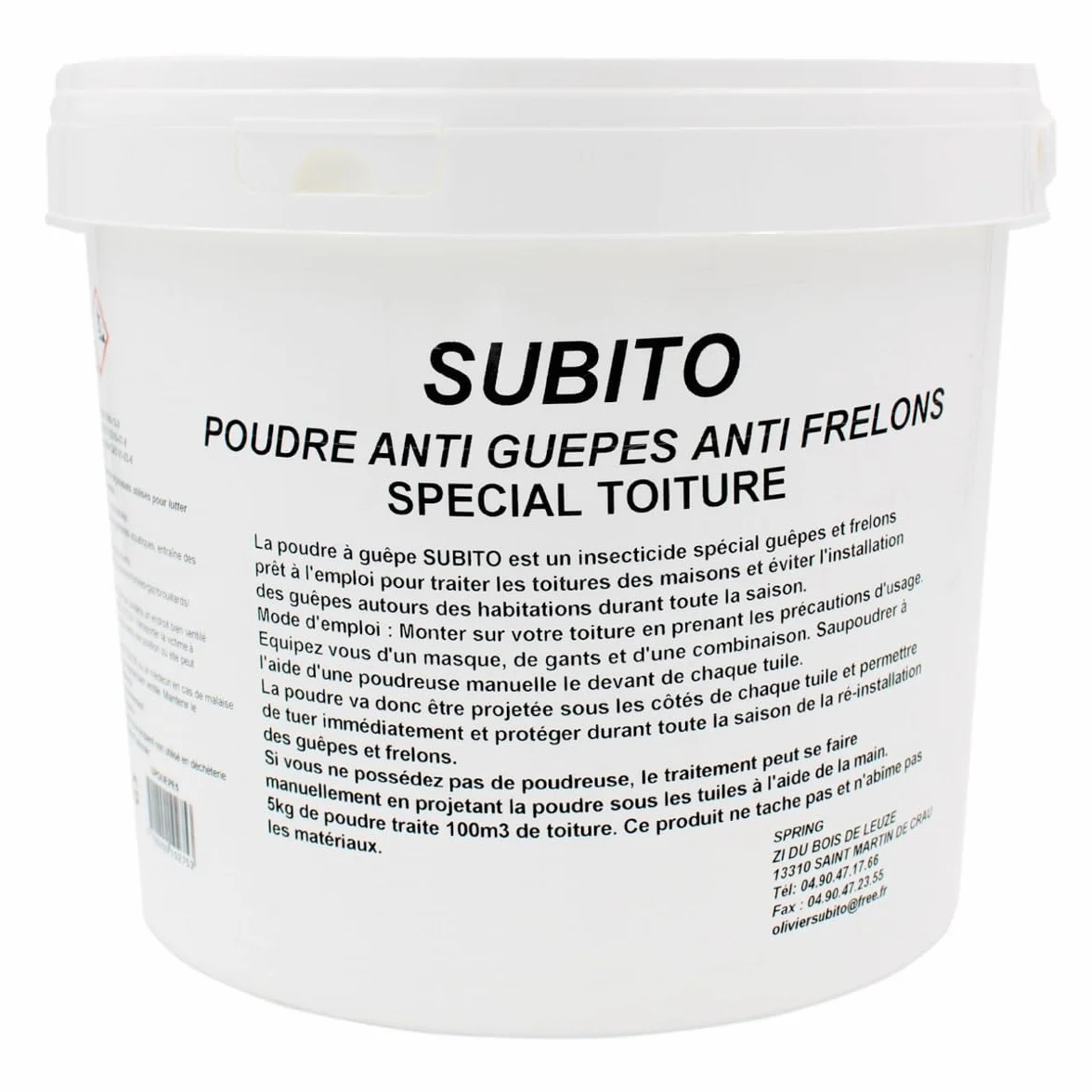 Subito polvo anti avispas/avispones techo especial 5 kg spguepe5