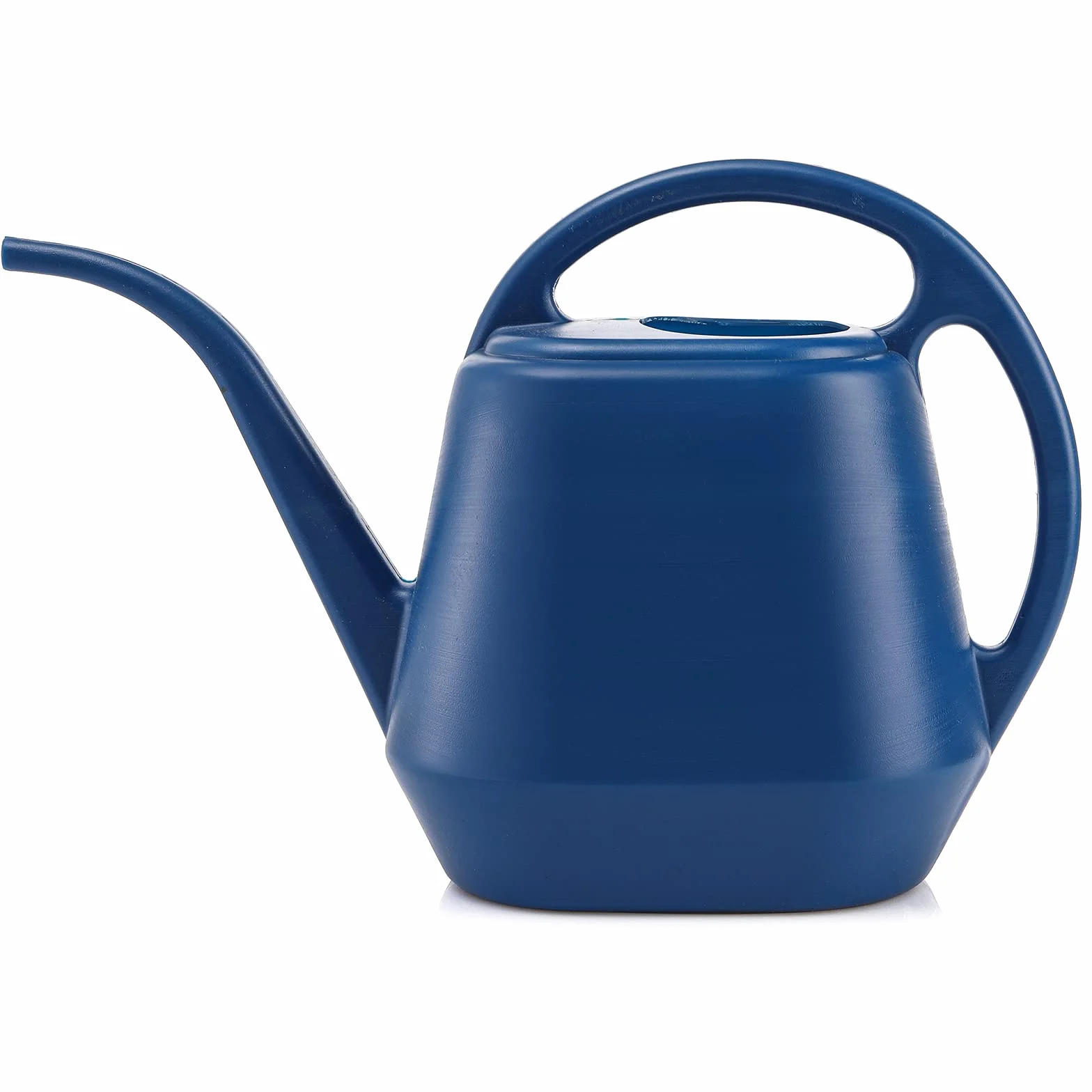 Fasmov 4 litros Regadera de Plástico con Mango Pico Largo para Jardín Interior y Exterior, Azul