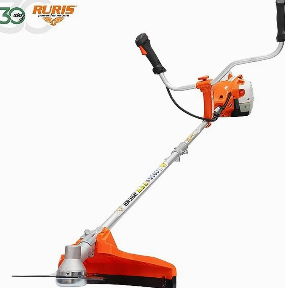RURIS POWER FOR NATURE Desbrozadora térmica RR362 2 Tiempos 36,3 cm3, 2,4 CV, 255 mm – Arnés de Doble Balance, Asas ergonómicas de Dos segmentos