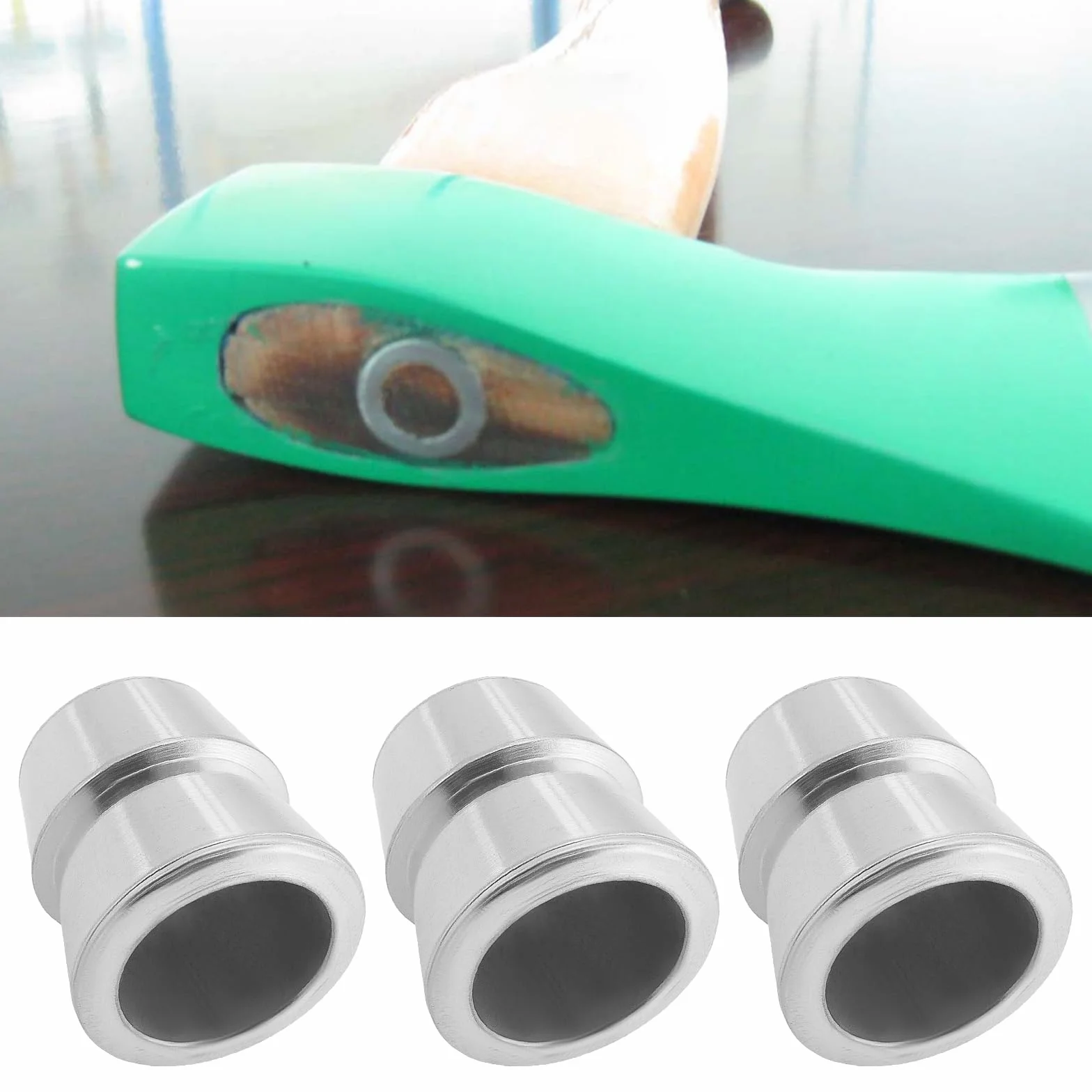 21 Cuñas Redondas para Mango de Hacha Cuñas de Metal para Hacha Martillo Maza Y Mango de Hacha (8 Mm 10 Mm 12 Mm 13 Mm 16 Mm 18 Mm Y 19 Mm)