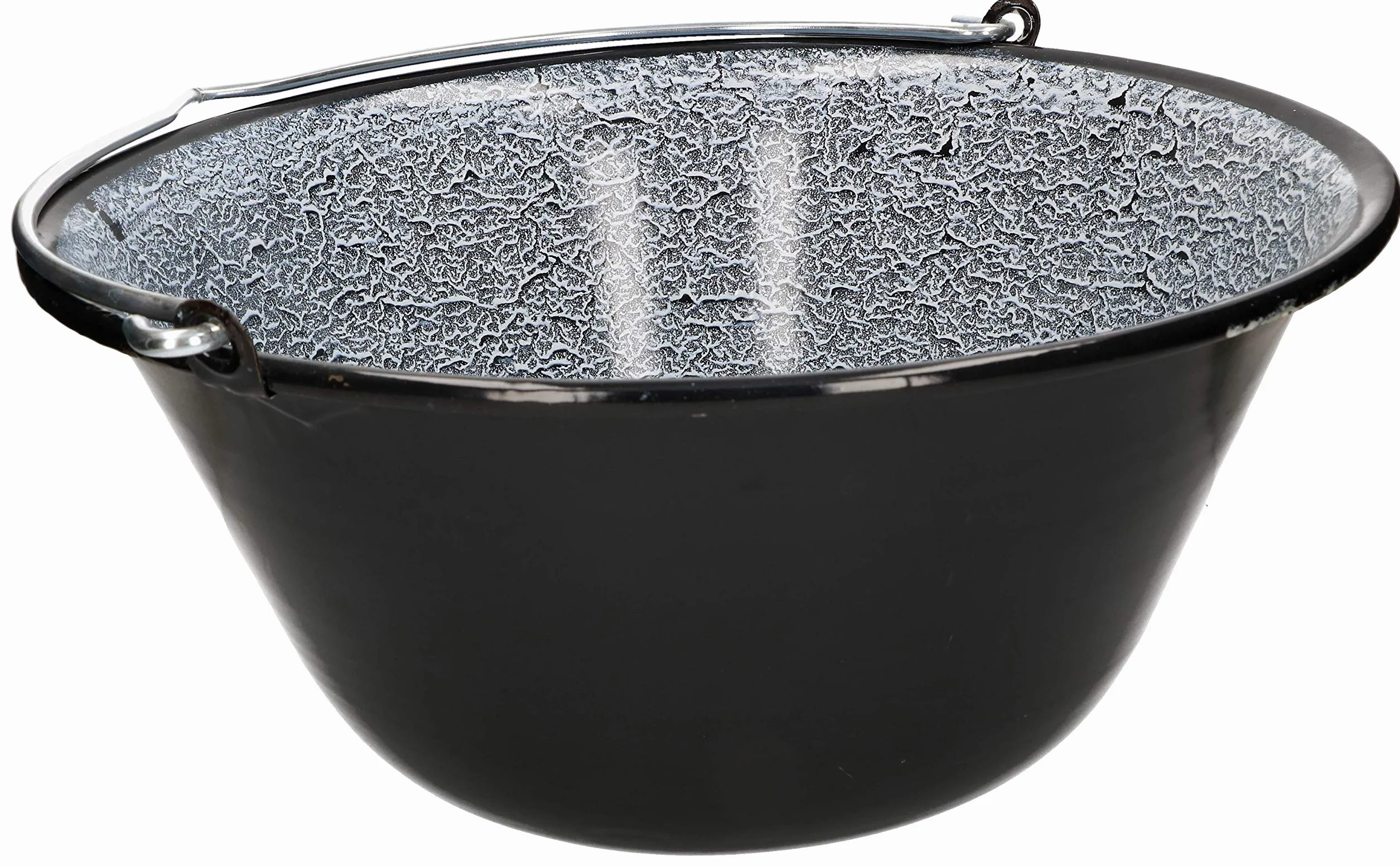 KOTARBAU® Hervidor húngaro para gulash (esmaltado, 25 L, para colgar en la estructura de trípode)