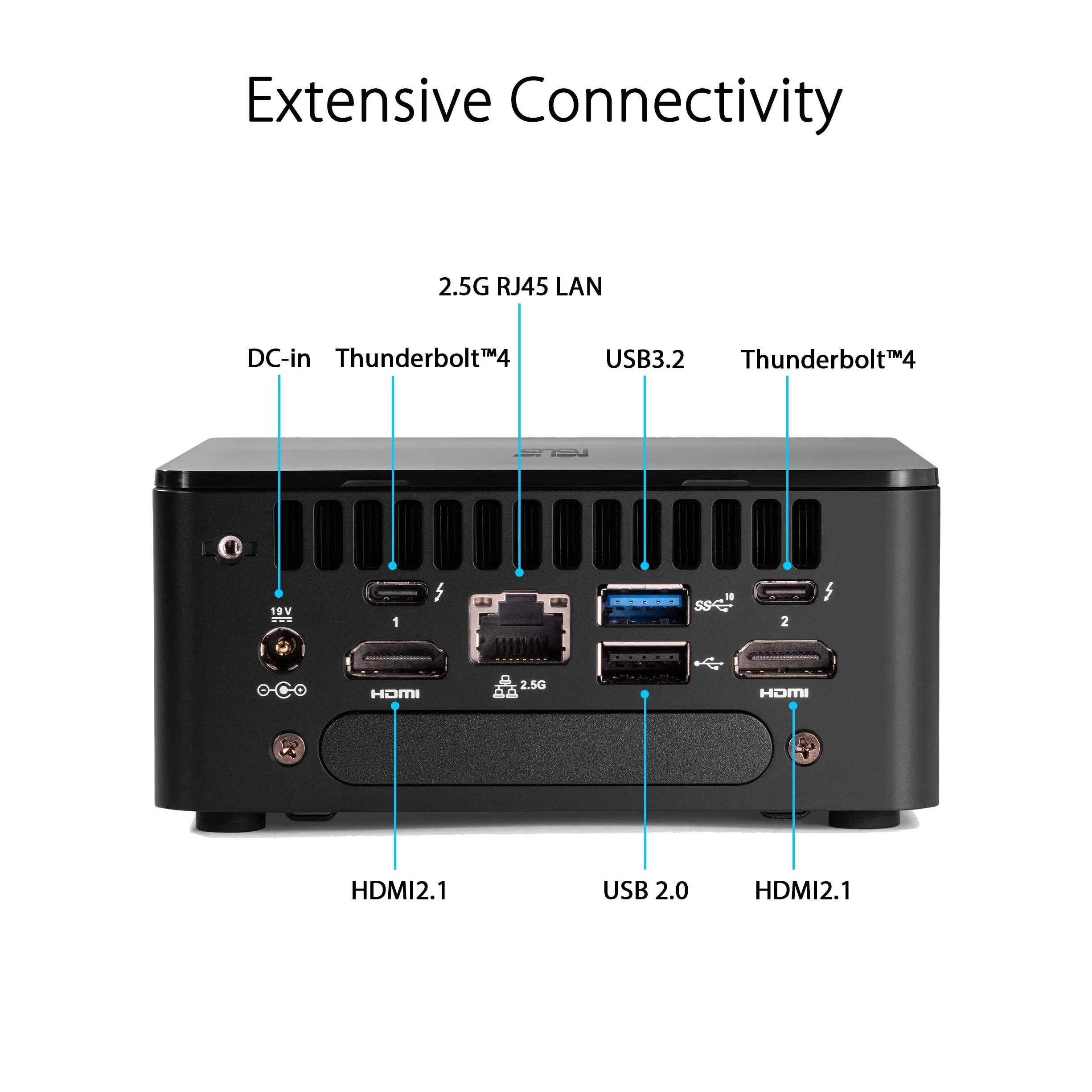ASUS NUC 12 Pro Barebone Ordenador de sobremesa Intel Core i3-1220P Intel UHD Graphics