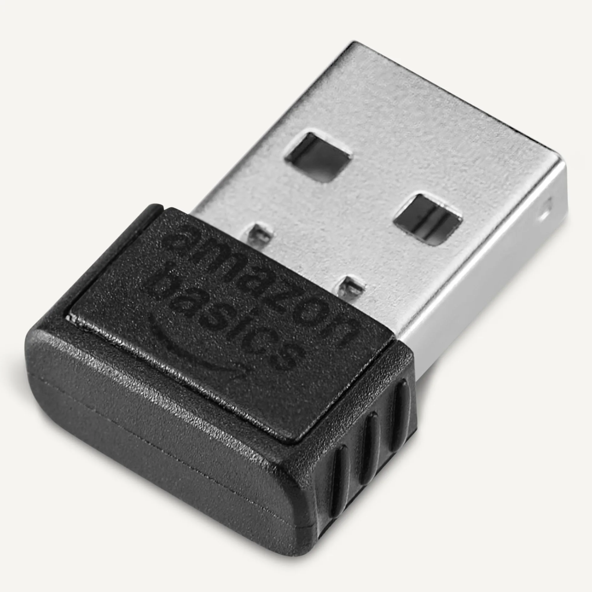 Amazon Basics Adaptador USB Bluetooth 5.4 para PC, Receptor para Ratón y Teclado, Compatible con Windows 11/10/8.1