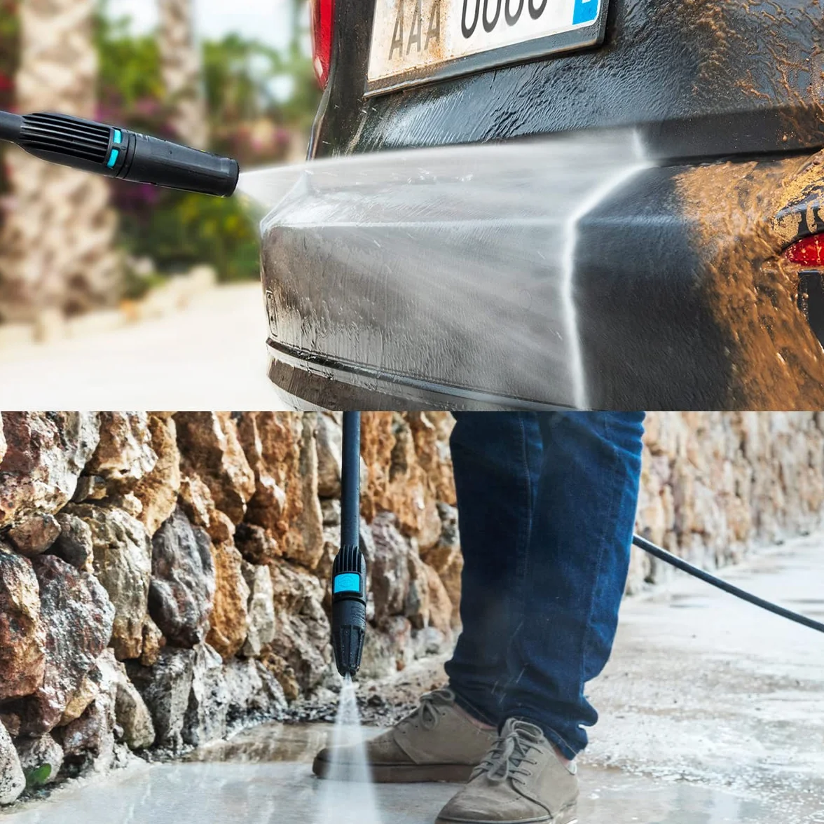Cecotec Hidrolimpiadora de Alta Presión HydroBoost 2400 AdvanceClean. 2400W, Hogar, Jardín o Coche, Caudal de 480l/h, 180 Bares de Presión, Bomba de Aluminio, Radio de acción 14m