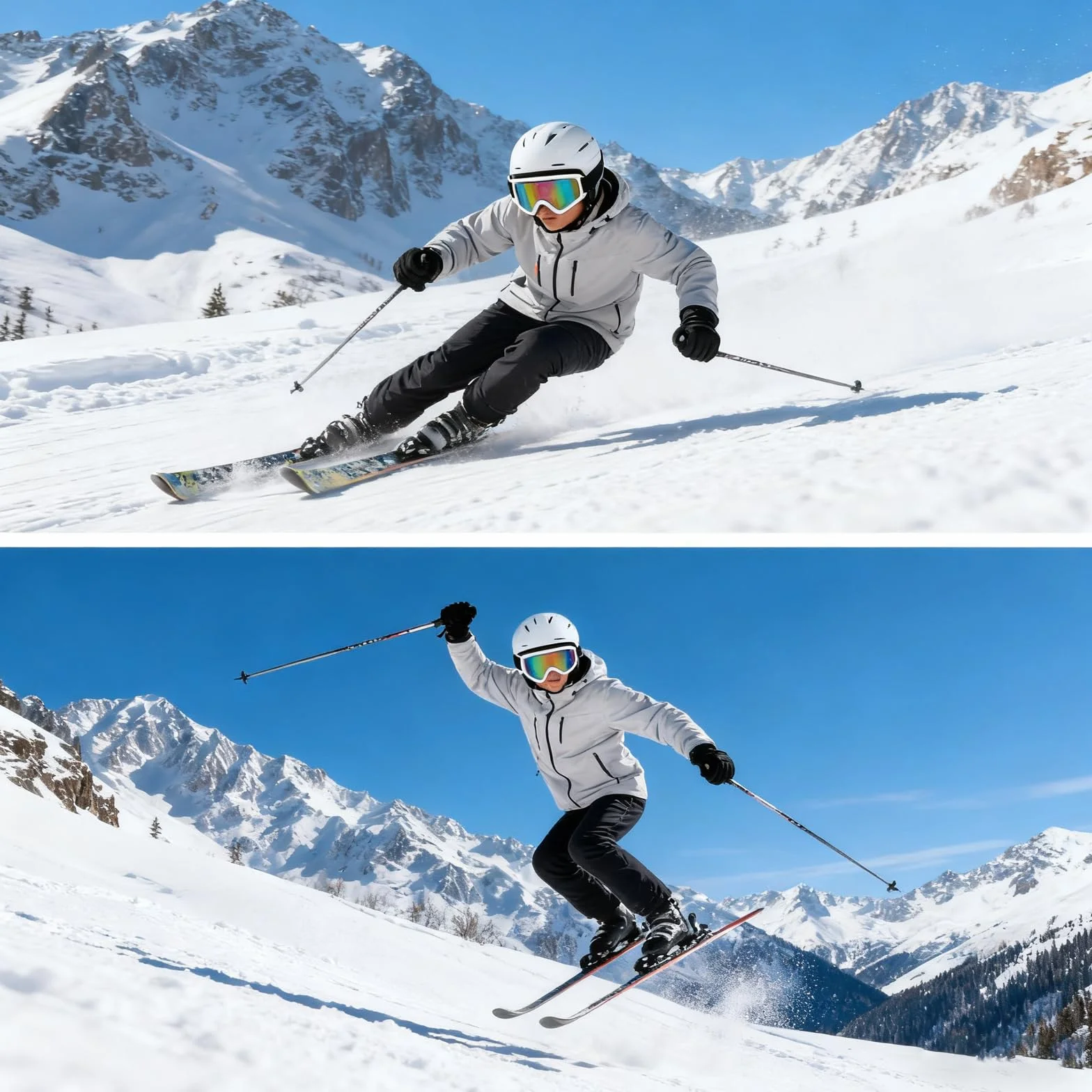 Gafas de esquí anti-niebla protección UV snowboard patinaje