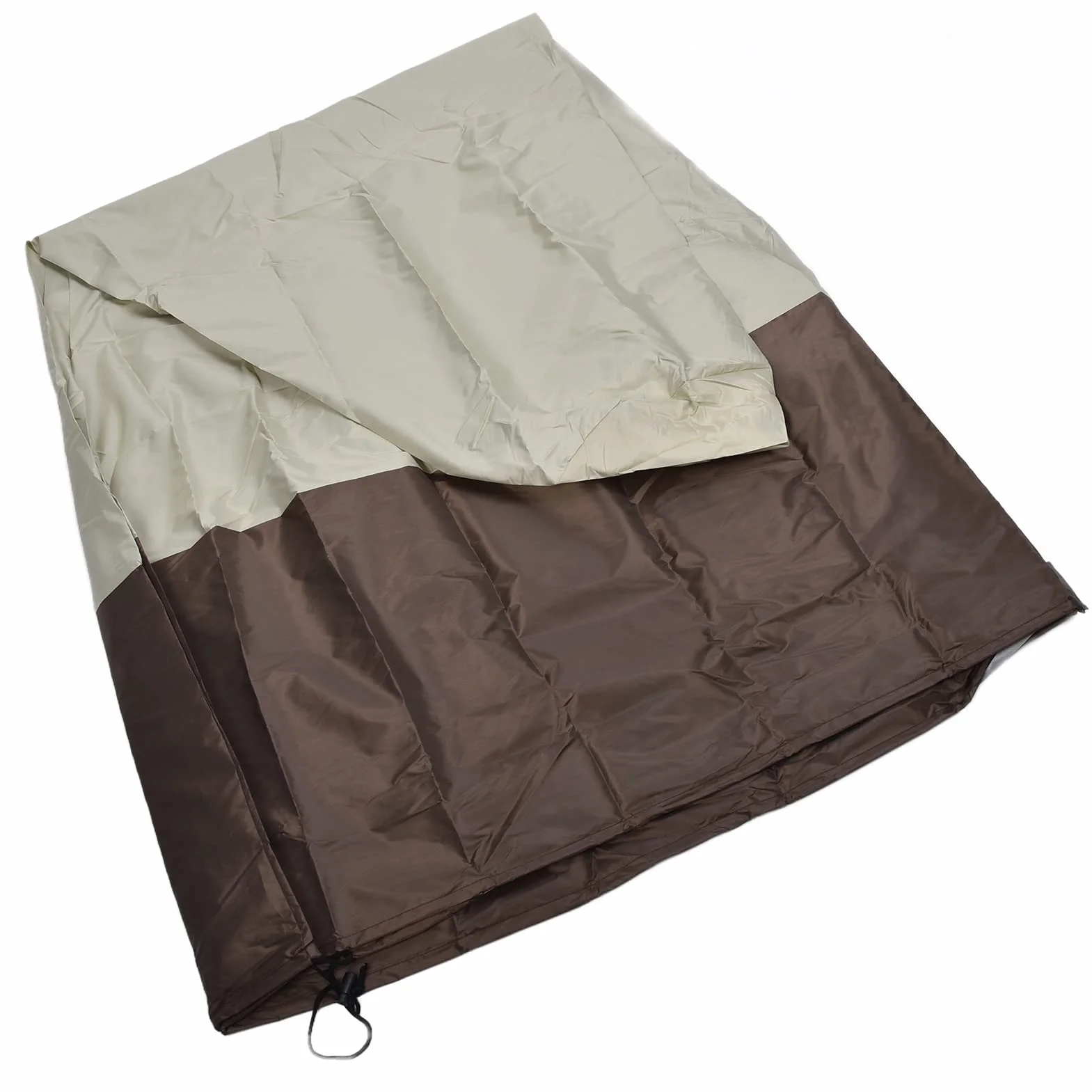 Cubierta Impermeable para Fuente de Jardín, Tela Oxford 210D Cubierta Impermeable Duradera para Fuente de Exterior 173x122cm para Invierno para Fuentes de(Coincidencia de color de café de arroz)