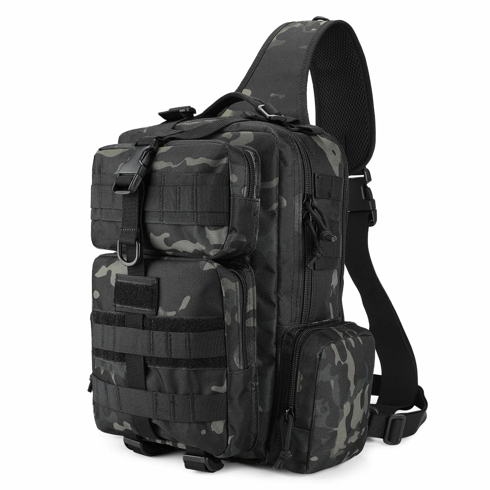 Mochila Cruzada Militar Grande ENJOHOS Bolsa Molle Hombro Sling Daypack para Ciclismo Senderismo