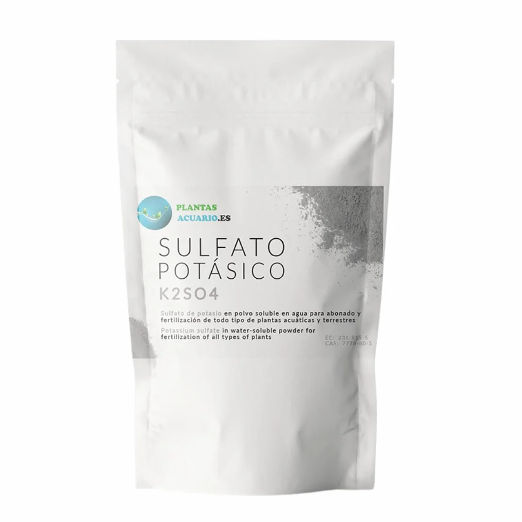 Sulfato de Potasio 1Kg, Abono Sulfato Potasico Fertilizante hidrosoluble para Plantas de Jardín y Acuario (K2SO4)