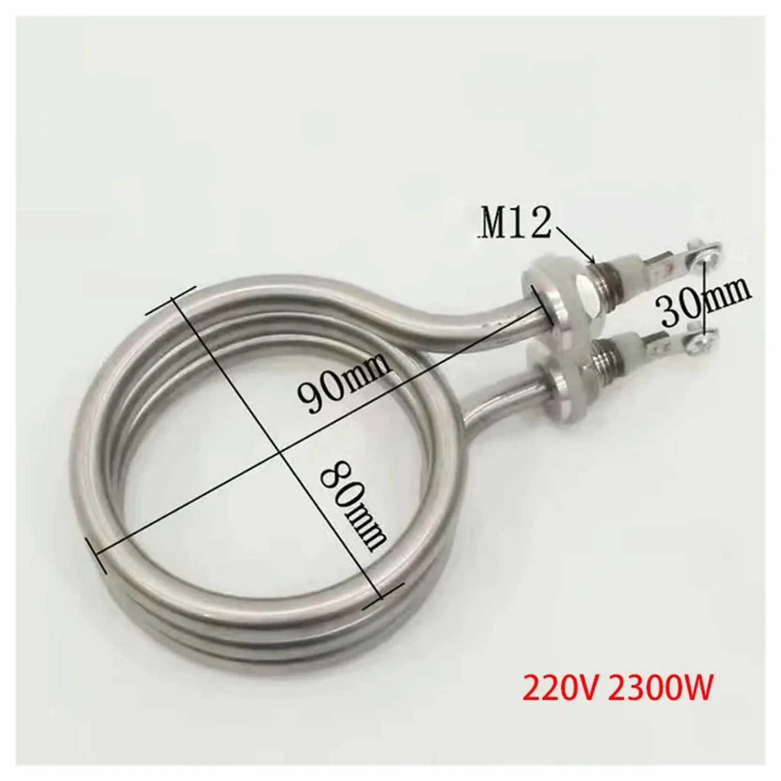 Genérico Elemento Calefactor en Espiral SS304 220V 600-2300W(220v 2300w)