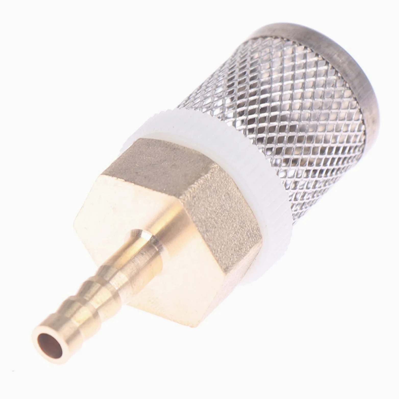 Filtro Flexible de Acero Inoxidable, Filtro de Agua for riego de jardín, Lavado de Autos, Malla de 1,5 mm, latón, Acero Inoxidable, Varios tamaños(8MM)