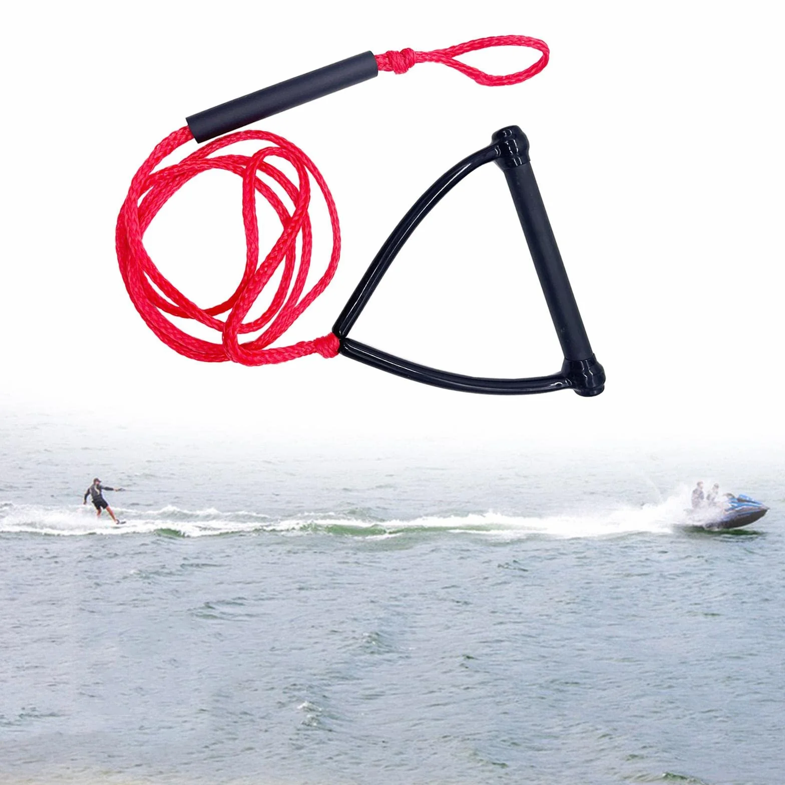 Amagogo Wakeboard Tow Rope 7.3M Heavy Duty Water Ski Rope
