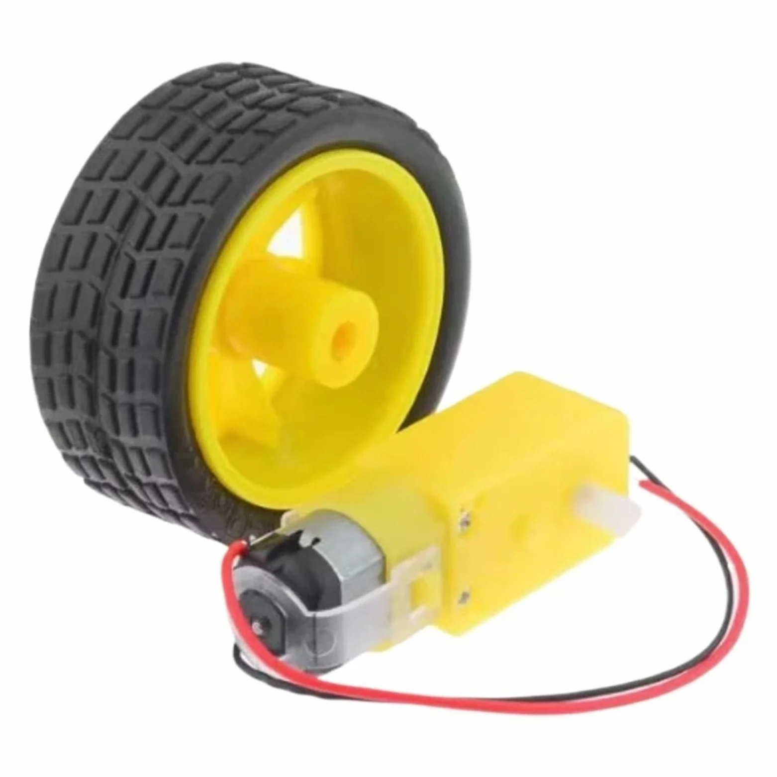 4 juegos 3v-6v Motor TT de plástico Robot de coche inteligente Motor de engranaje de doble eje 1:48 for rueda de Motor de engranaje de Chasis de coche inteligente Diy