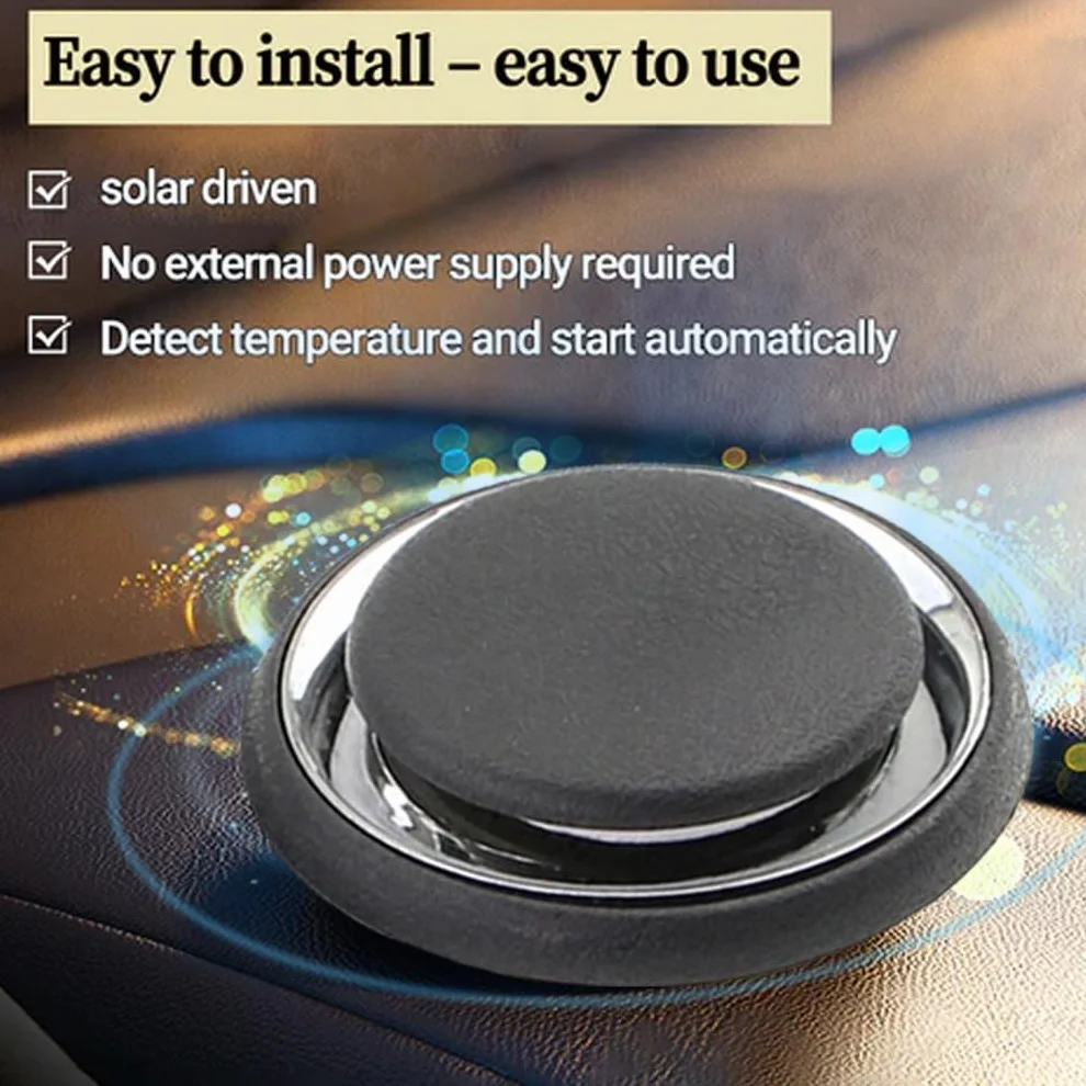Electromagnetic Car Snow Removal Device, Car Winter Accessories, Solar Driven Antifreeze Device, Portable Kinetic Molecular Heater, Fast and Efficient Snow Removal for Cars (1PC)