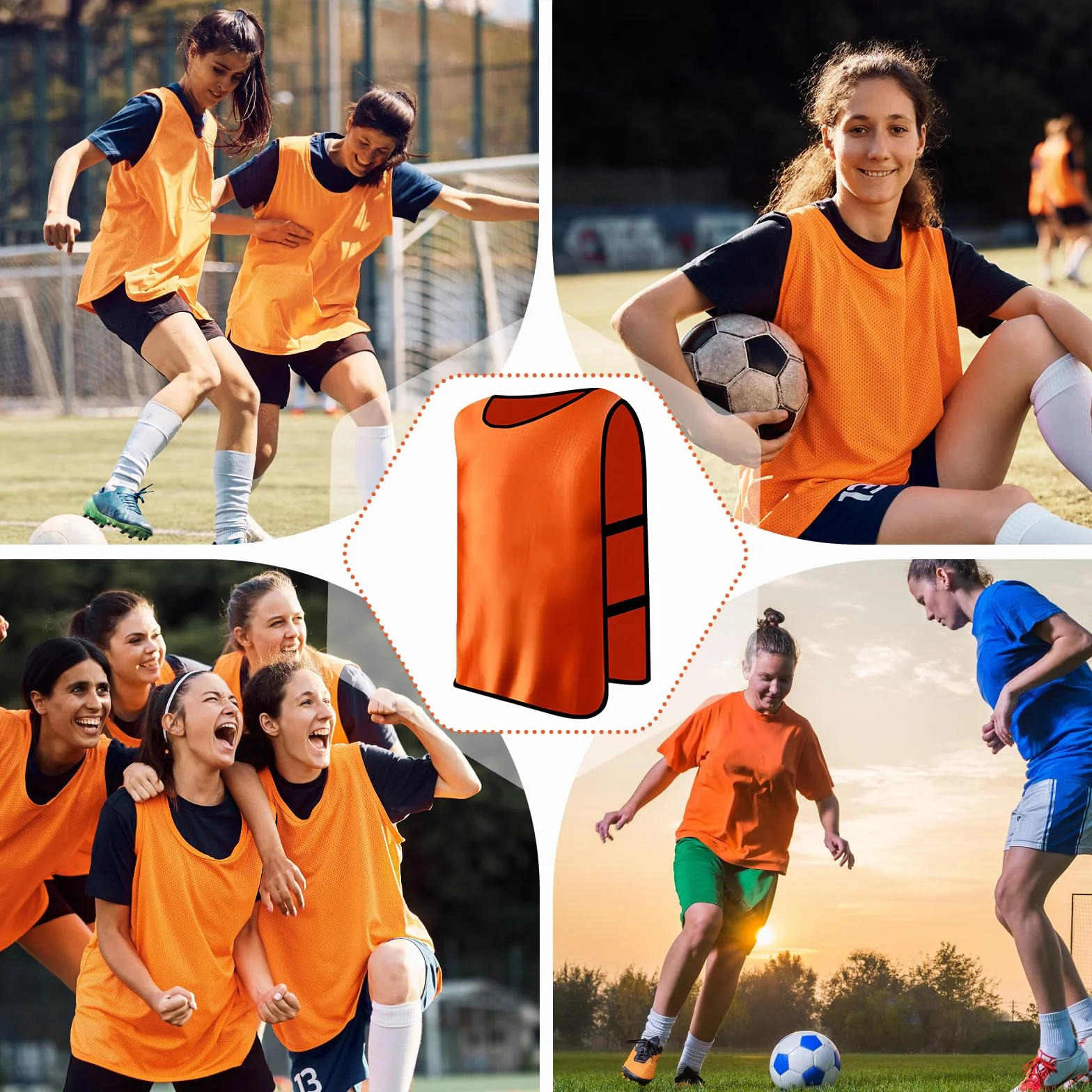 Chalecos Deportivos Adultos Entrenamiento Fútbol Baloncesto Rugby Talla XL