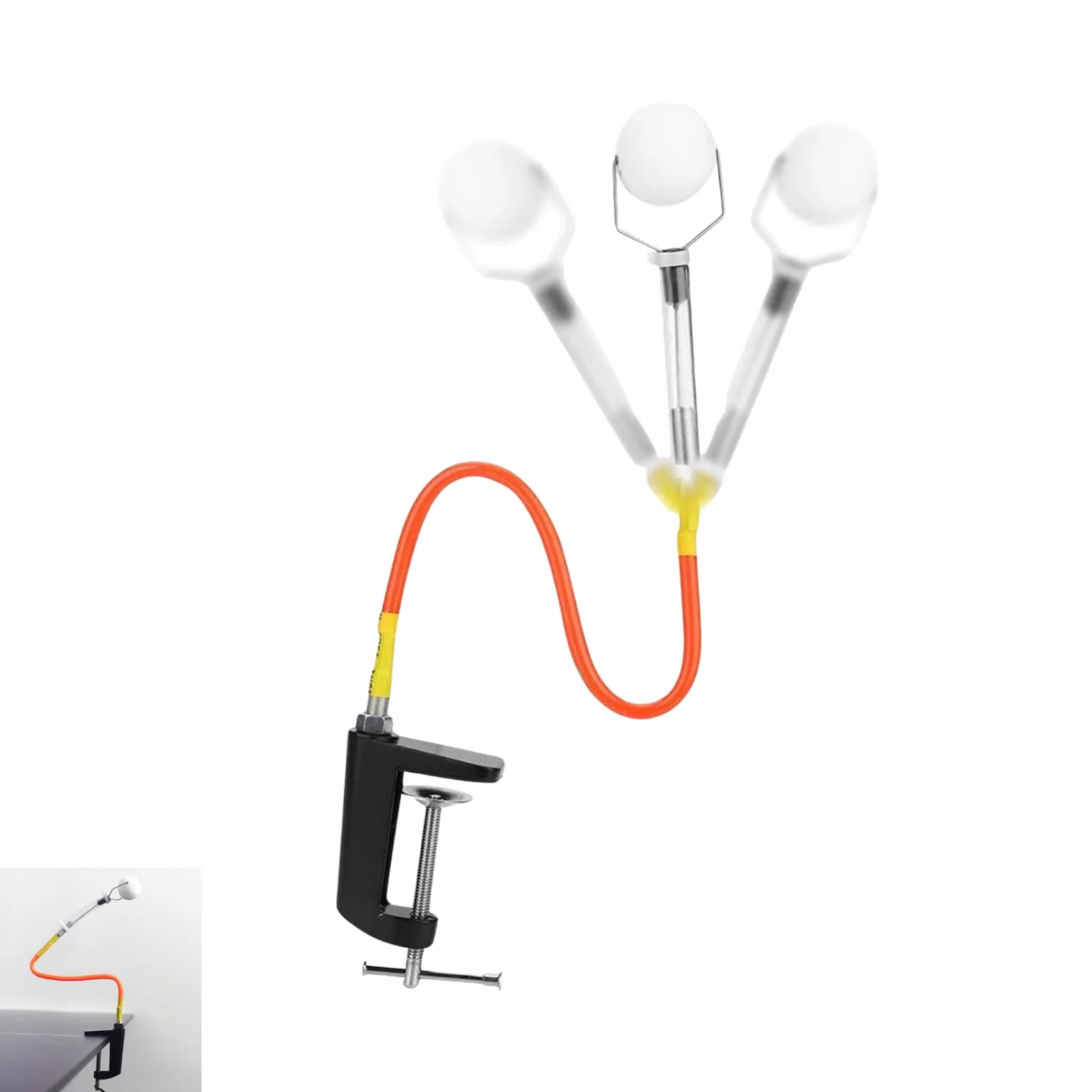 Spin Trainer Fijo Rapid Rebound Ball Clip Machine de Entrenamiento de Tenis de Mesa