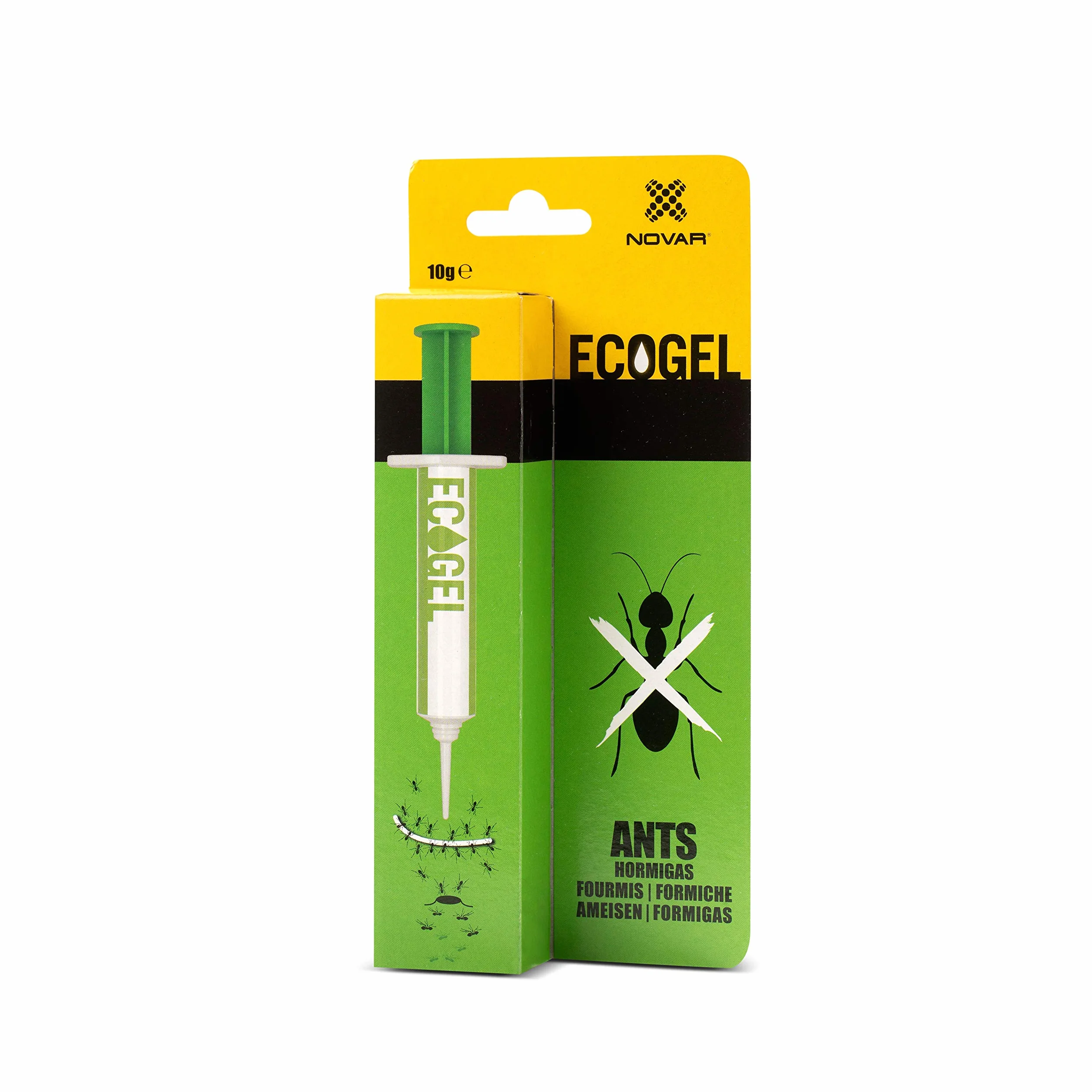 Ecogel Elimina Hormigas Jeringa 10 Gramos Caja Carton