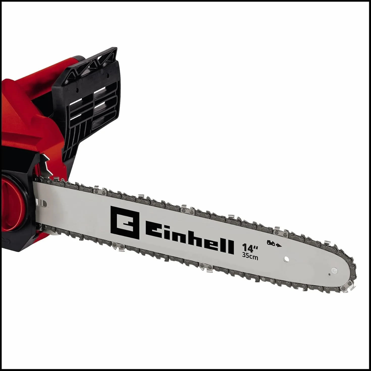Einhell Motosierra eléctrica GH-EC 1835 (1800 W, barra de corte robusta, cadena afilada, tensado y reemplazo sin herramientas, lubricación automática, engranajes metálicos)