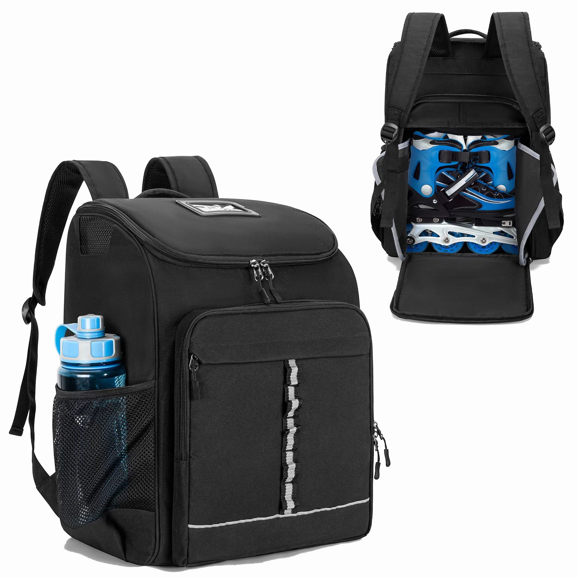 GOBUROS Bolsa para Patines de Ruedas hasta Talla 13 EE. UU., Patines en Línea, Artístico, Quad, Velocidad, Hockey