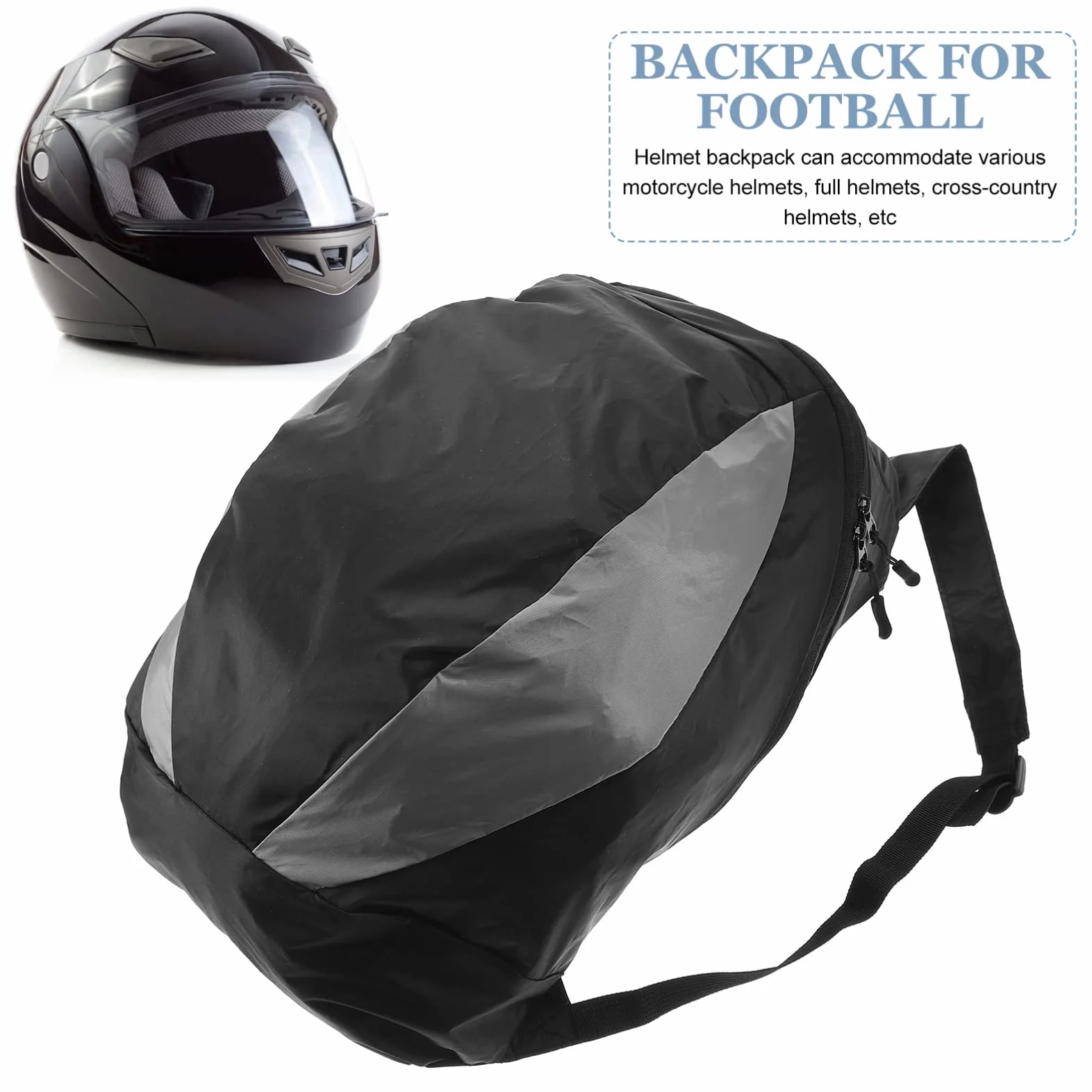 Mochila Deportiva de Nylon para Fútbol con Soporte para Casco y Balones