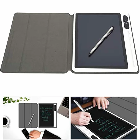 Tableta de Escritura LCD 9 Pulgadas Negro con Estuche de Cuero