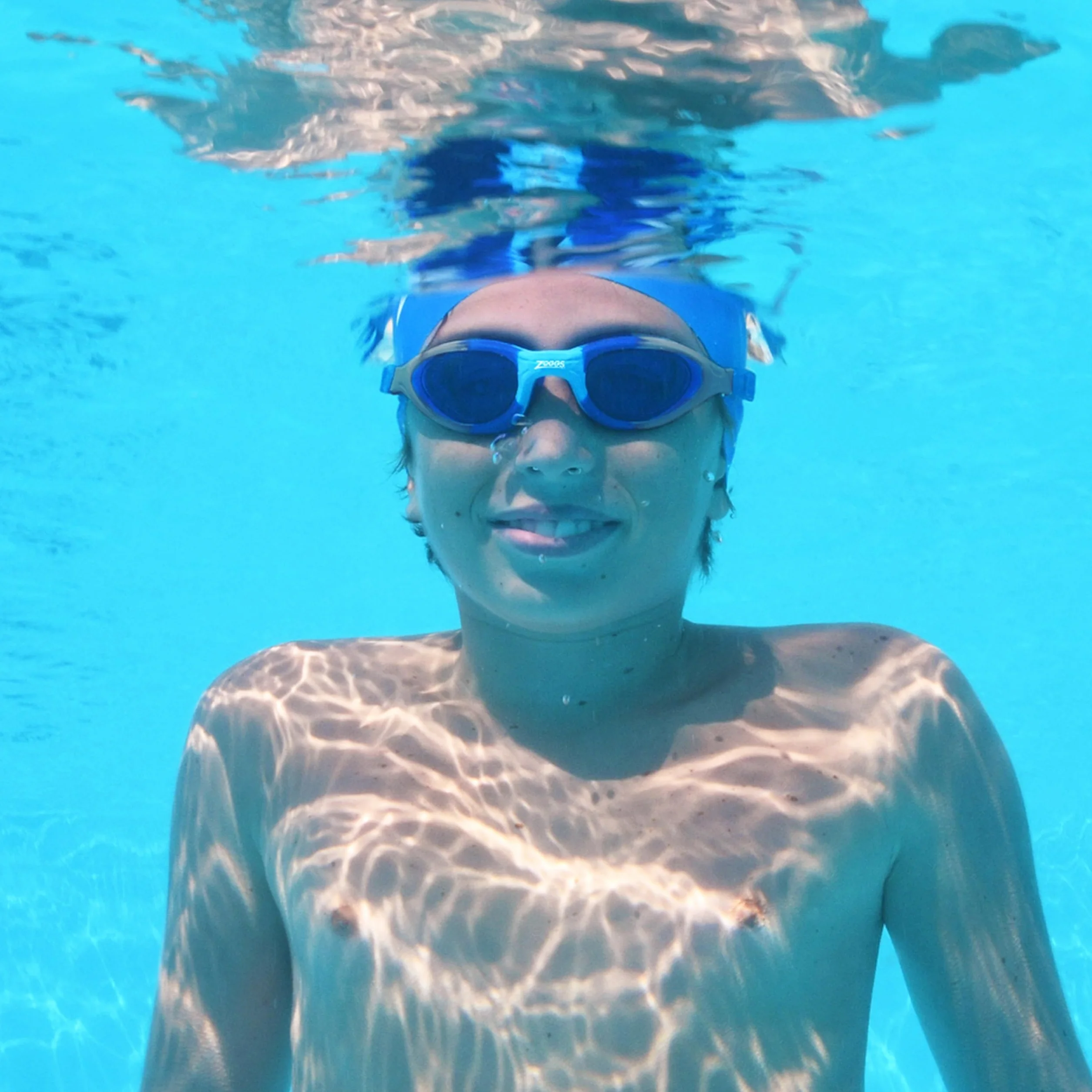 Zoggs Super Seal Gafas de Natación para Niños Antivaho Protección UV Ajuste Rápido Correa Doble Banda
