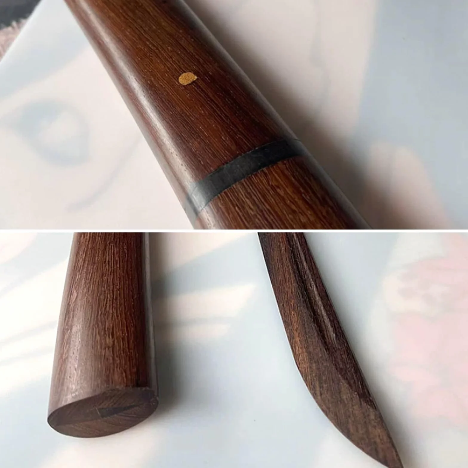Bokken de Palisandro Natural 103 cm, Katana Japonesa de Madera para Kendo, Iaido y Cosplay