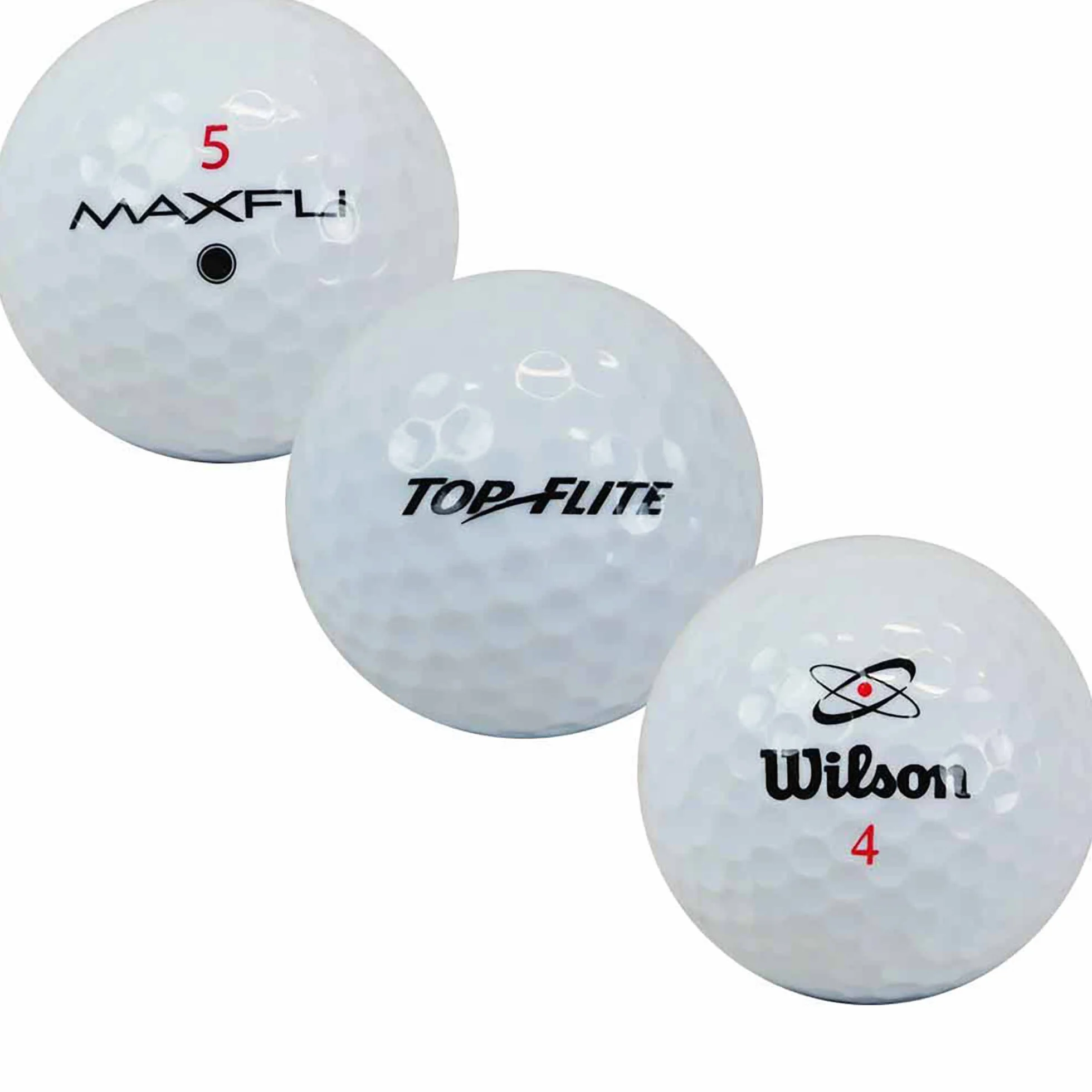 Marcas Pelotas de Golf Recuperadas Lake Balls Calidad AAA AA A B Grade Bolsa de Red