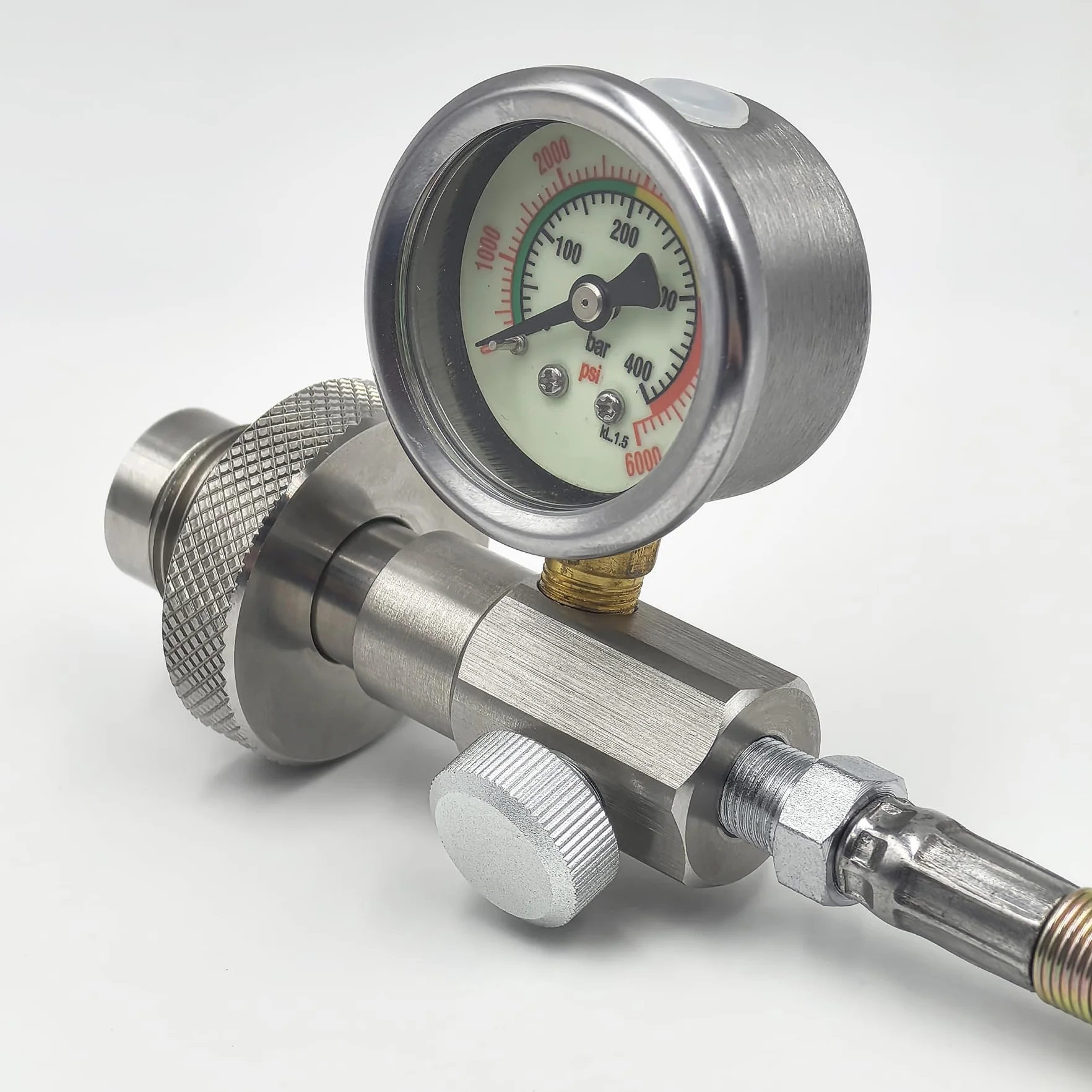 DRYHTEN Depósito de cilindro de aire comprimido G5/8 (5/8BSPP) DIN adaptador de válvula HPA