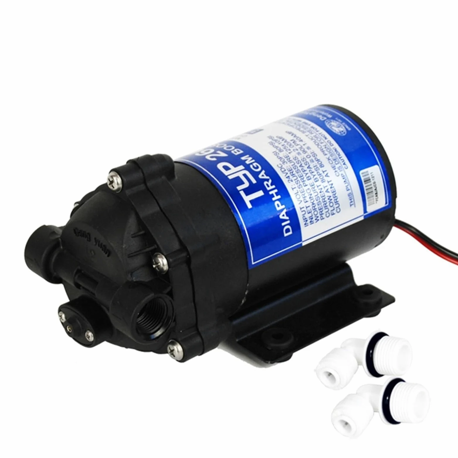 1 Uds 100gpd filtro de agua bomba de refuerzo RO 2600NH for aumentar la presión del de ósmosis inversa(Without Fittings)