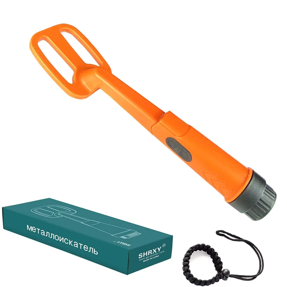 Detector de Metales subacuático Pulso Pinpointer Inducción Buceo Tesoro Impermeable Detector de Metales Bobina de Mano Buscador de Metales… (Naranja)
