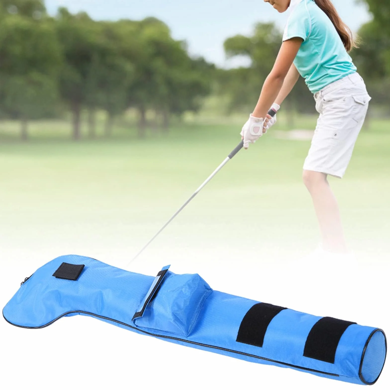 Bolsa para Niños de Golf Portátil Impermeable 32.3x3.7 Pulgadas Nylon Plegable